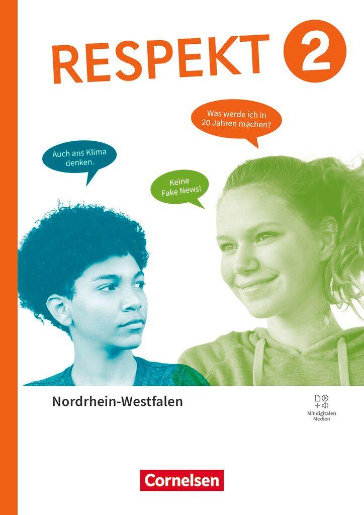 Vorderes Coverbild Respekt - Band 2 - Ausgabe Nordrhein-Westfalen ab 2025 - Schulbuch mit digitalen Medien