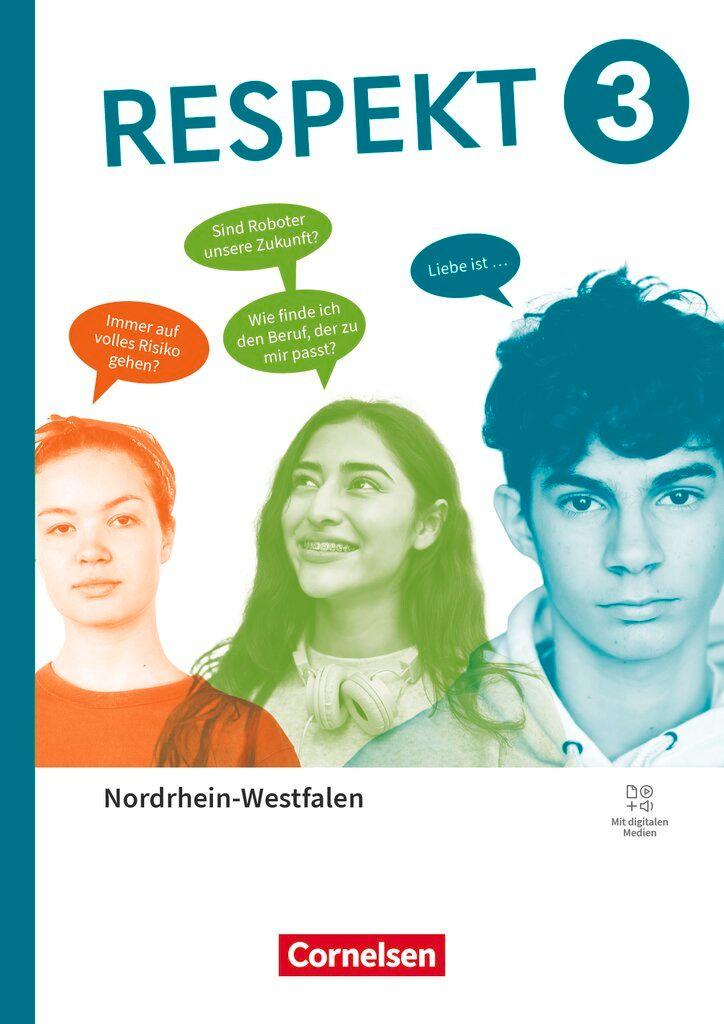 Vorderes Coverbild Respekt - Band 3 - Ausgabe Nordrhein-Westfalen ab 2025 - Schulbuch mit digitalen Medien