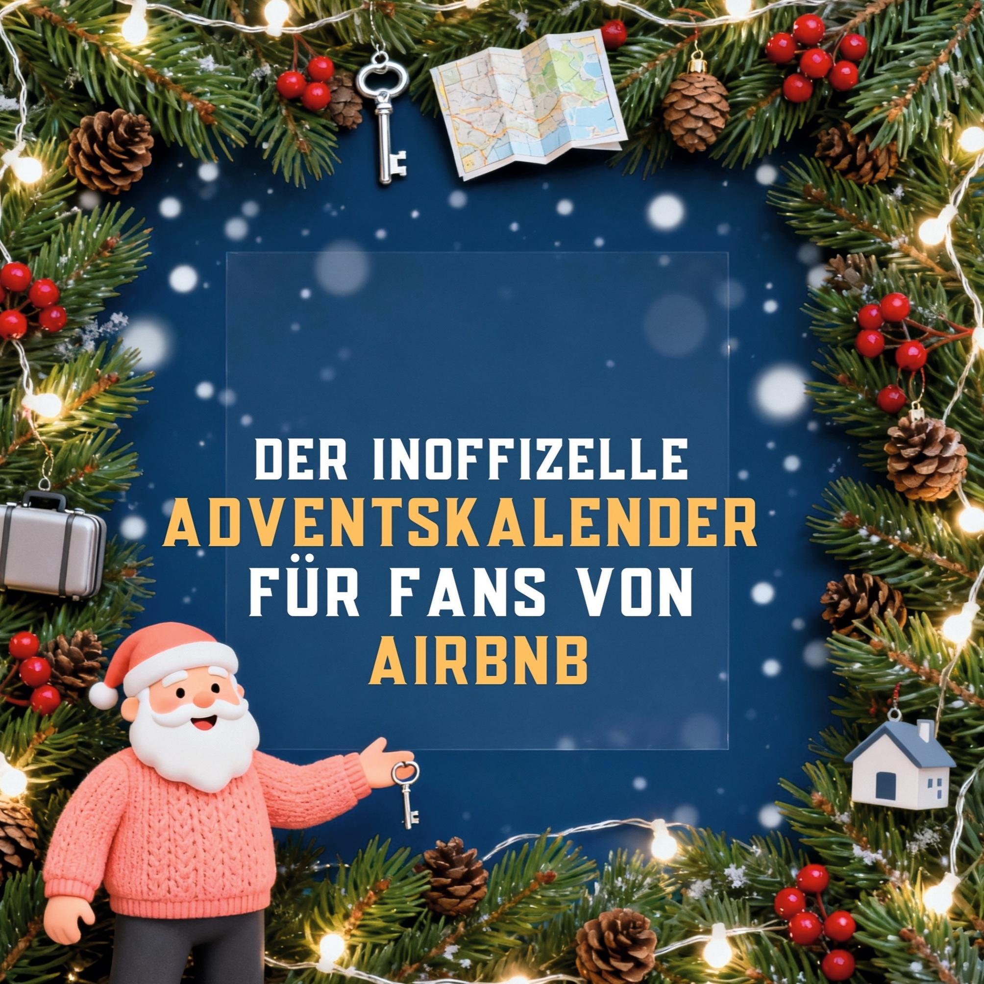 Vorderes Coverbild Der inoffizielle Adventskalender für Fans von Airbnb
