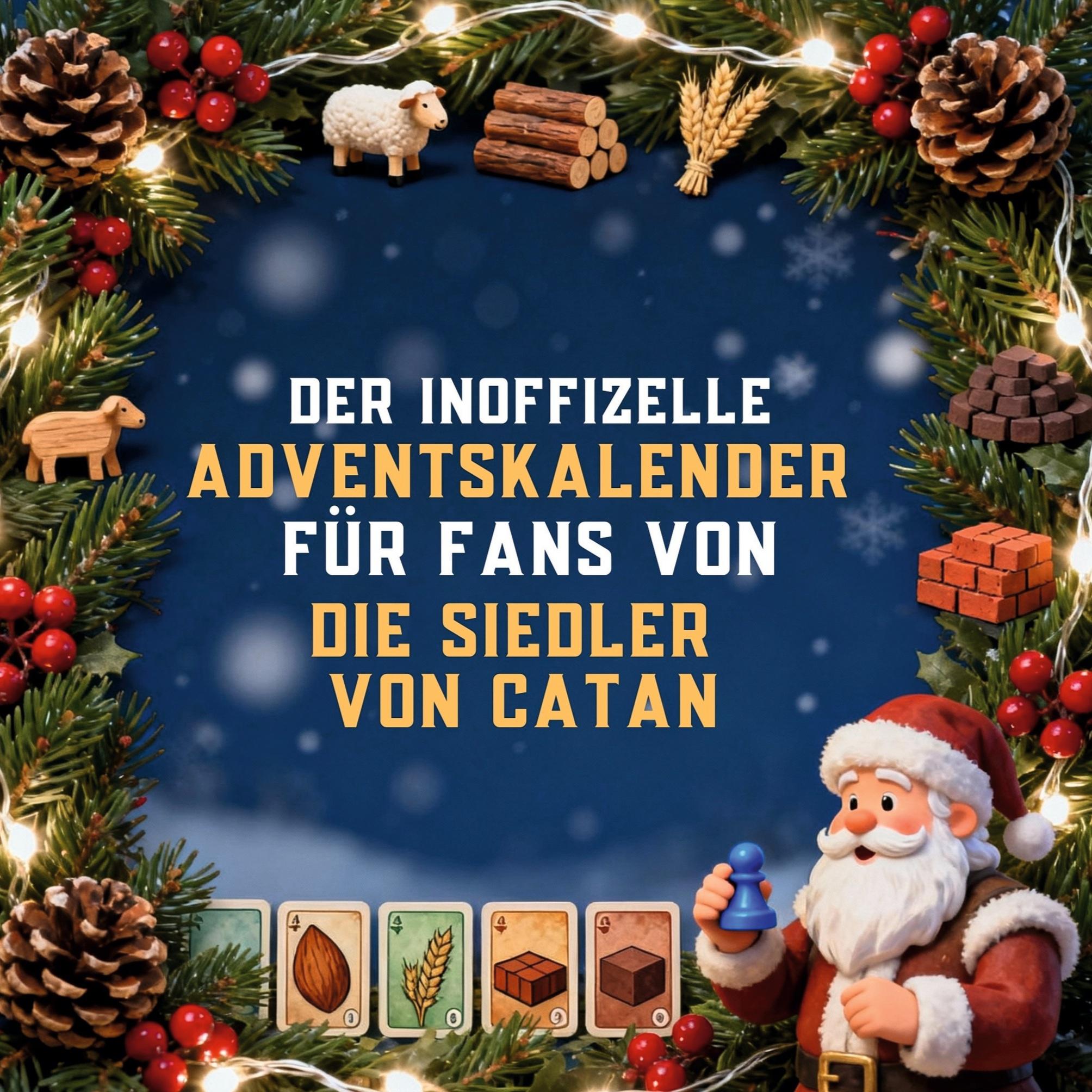 Vorderes Coverbild Der inoffizielle Adventskalender für Fans von Die Siedler von Catan