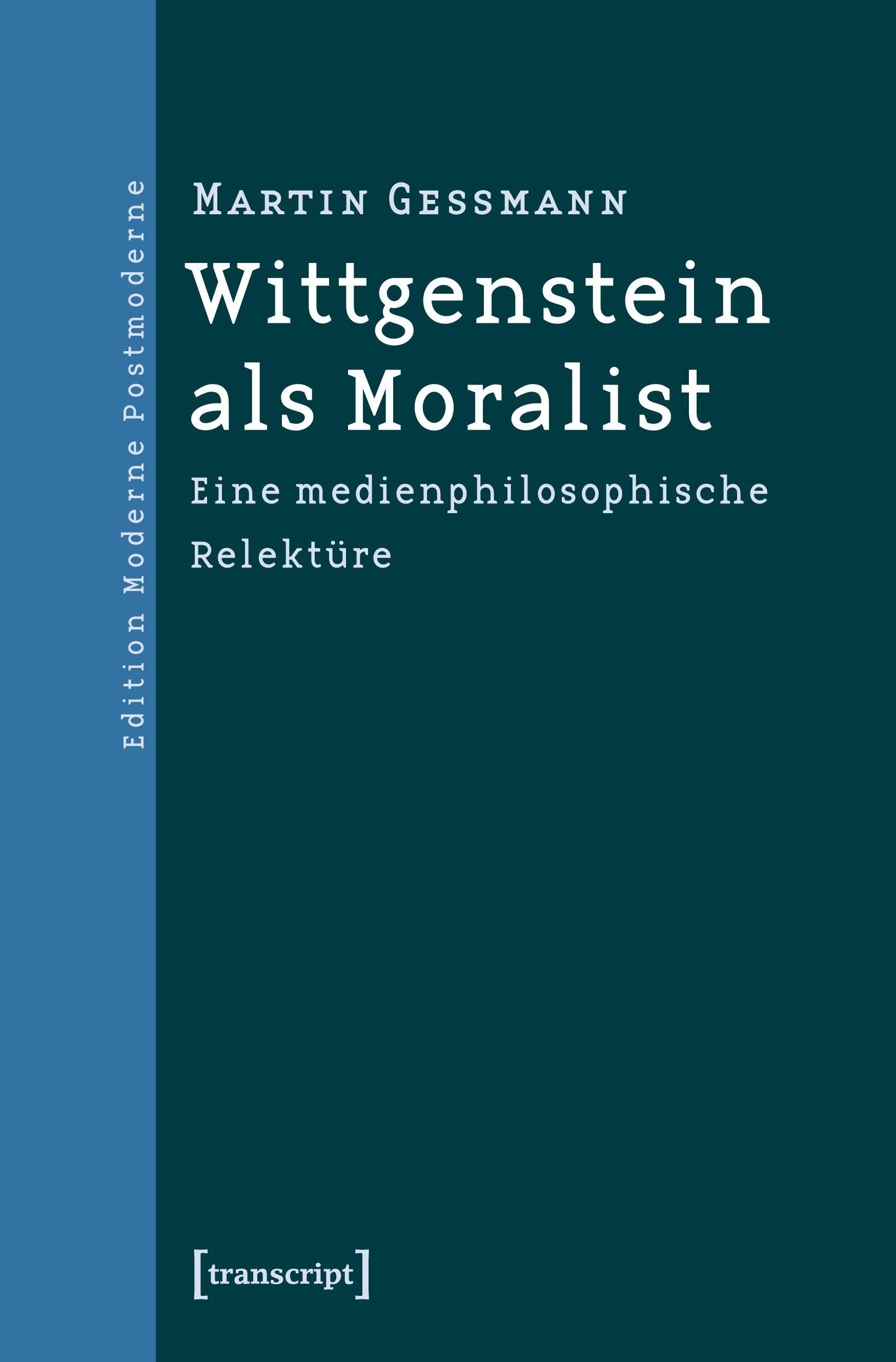 Vorderes Coverbild Wittgenstein als Moralist