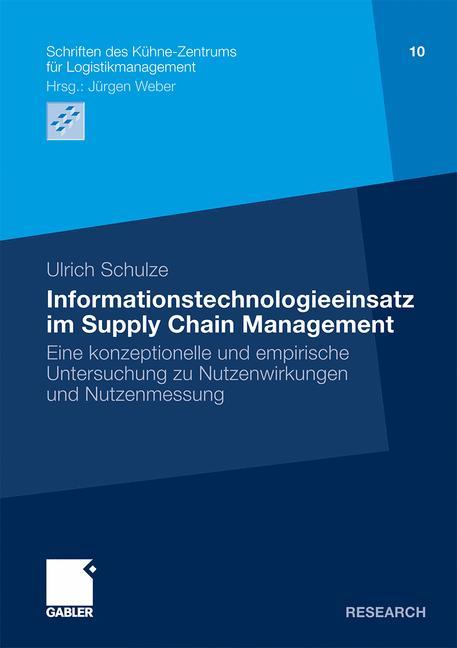 Vorderes Coverbild Informationstechnologieeinsatz im Supply Chain Management