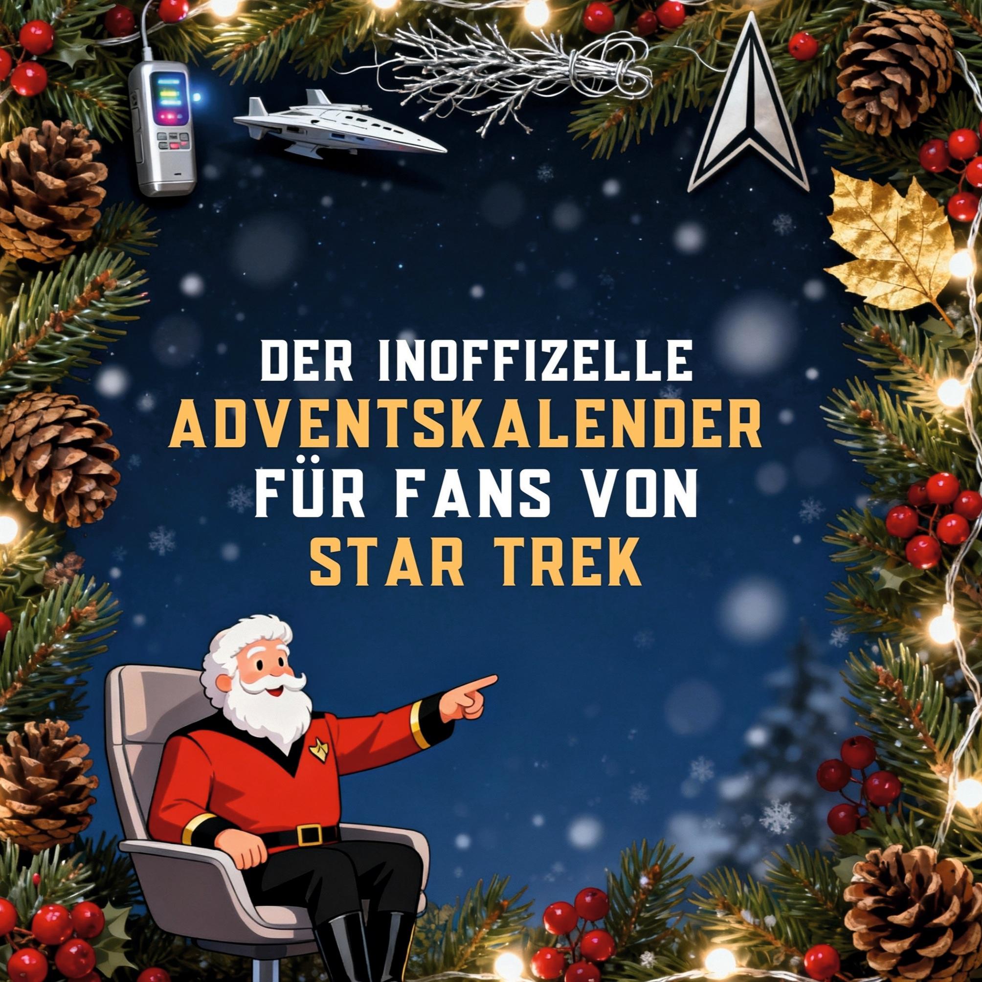 Vorderes Coverbild Der inoffizielle Adventskalender für Fans von Star Trek