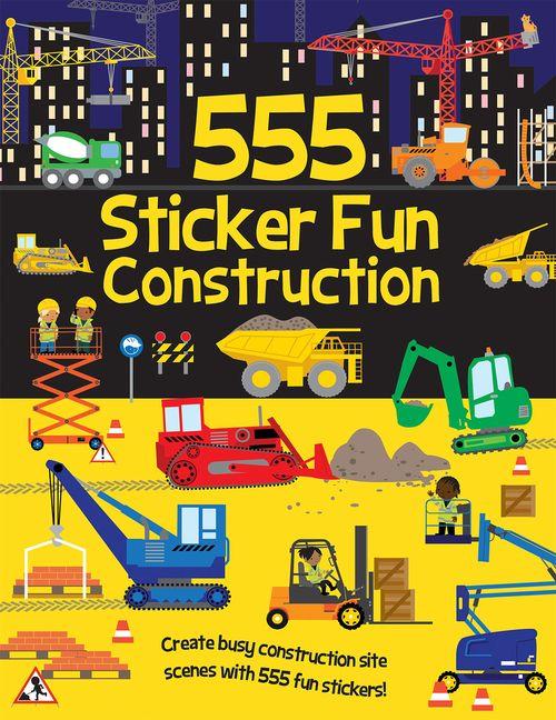 Vorderes Coverbild 555 Sticker Fun - Construction