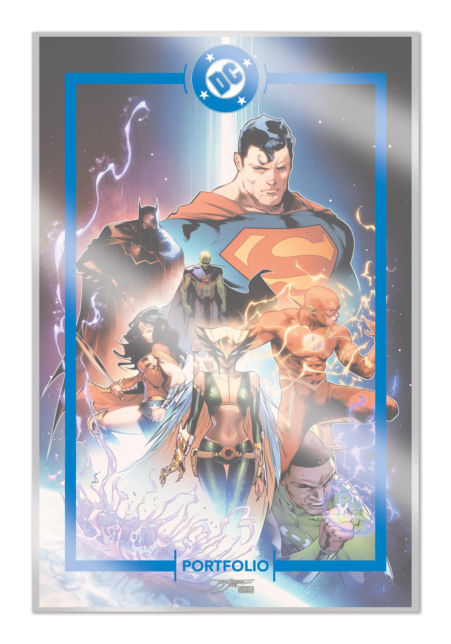 Vorderes Coverbild The DC Portfolio of Jorge Jimenez -- DC Universe