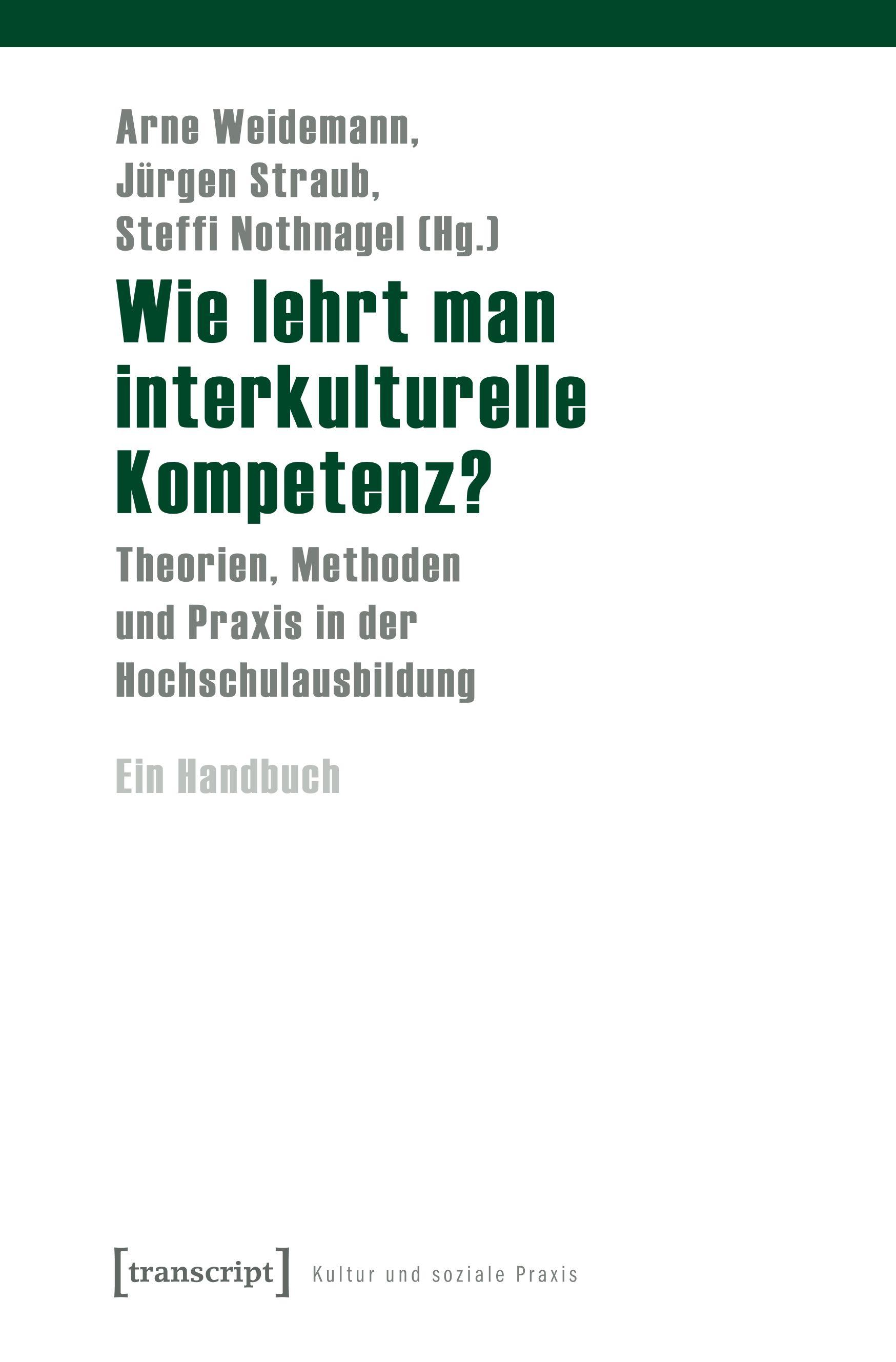 Vorderes Coverbild Wie lehrt man interkulturelle Kompetenz?