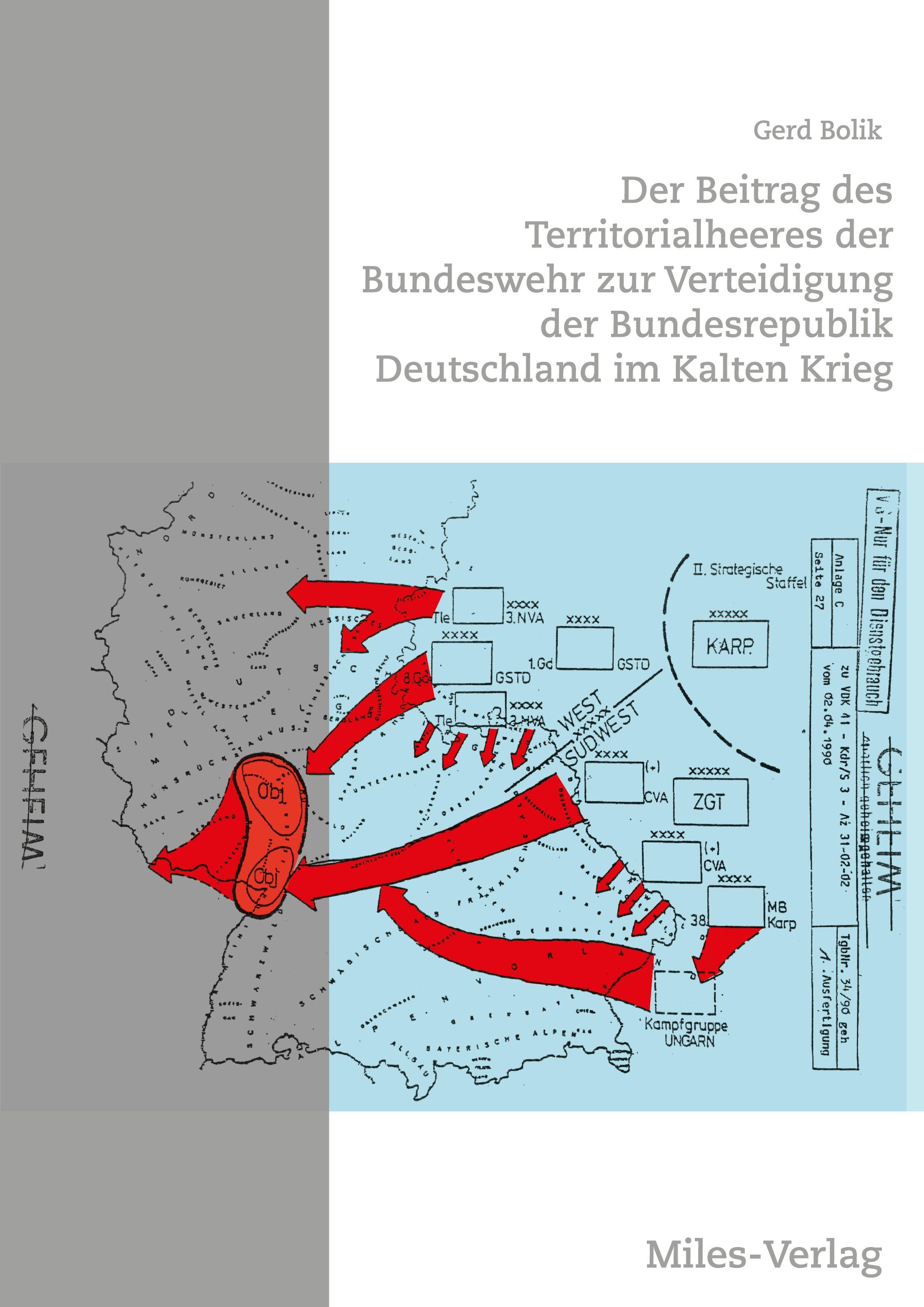 Vorderes Coverbild Der Beitrag des Territorialheeres der Bundeswehr  zur Verteidigung der Bundesrepublik Deutschland im Kalten Krieg