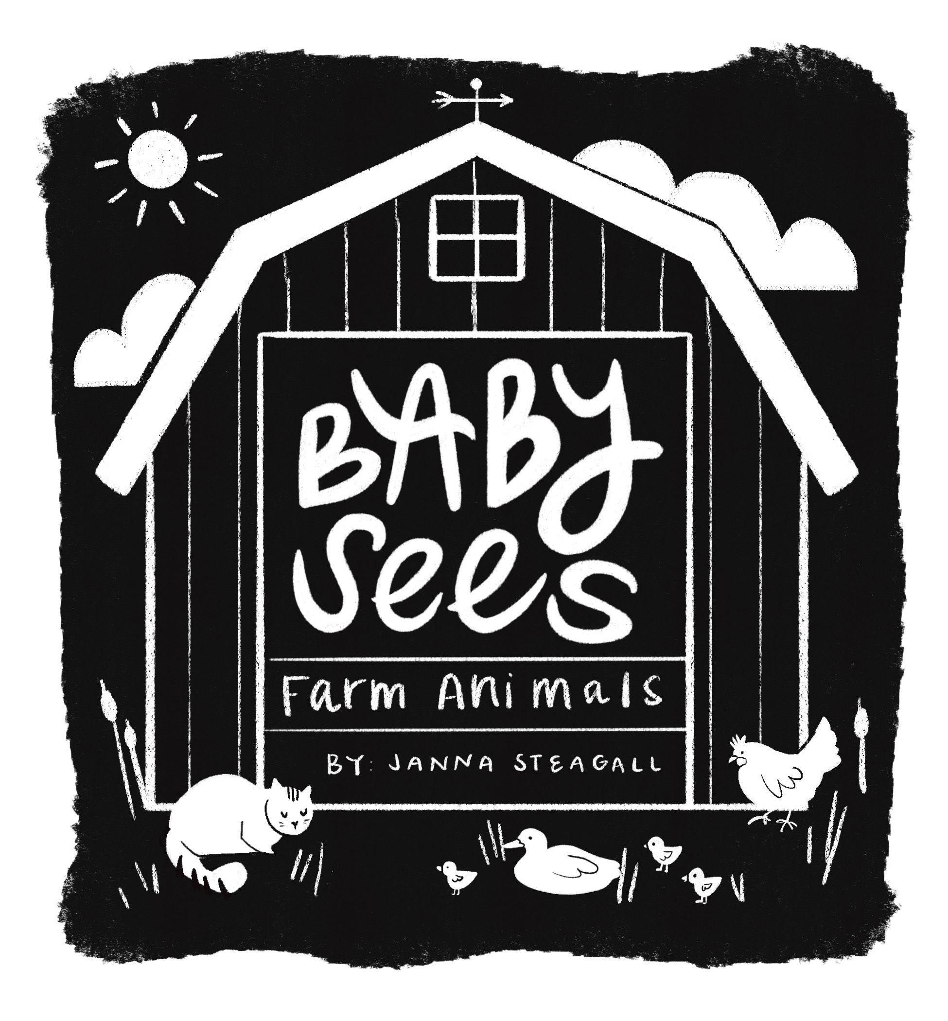Vorderes Coverbild Baby Sees Farm Animals