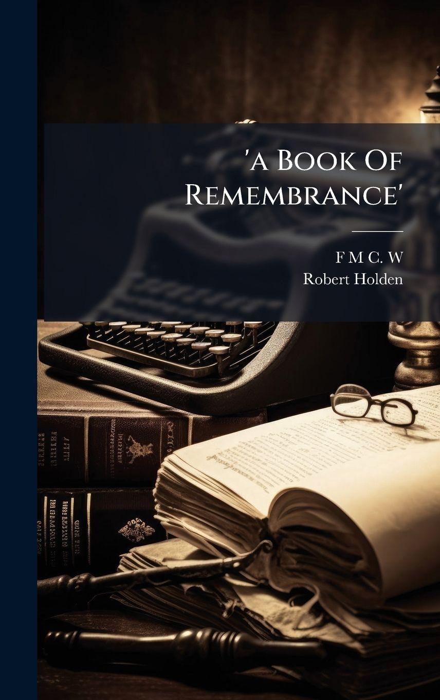 Vorderes Coverbild 'a Book Of Remembrance'