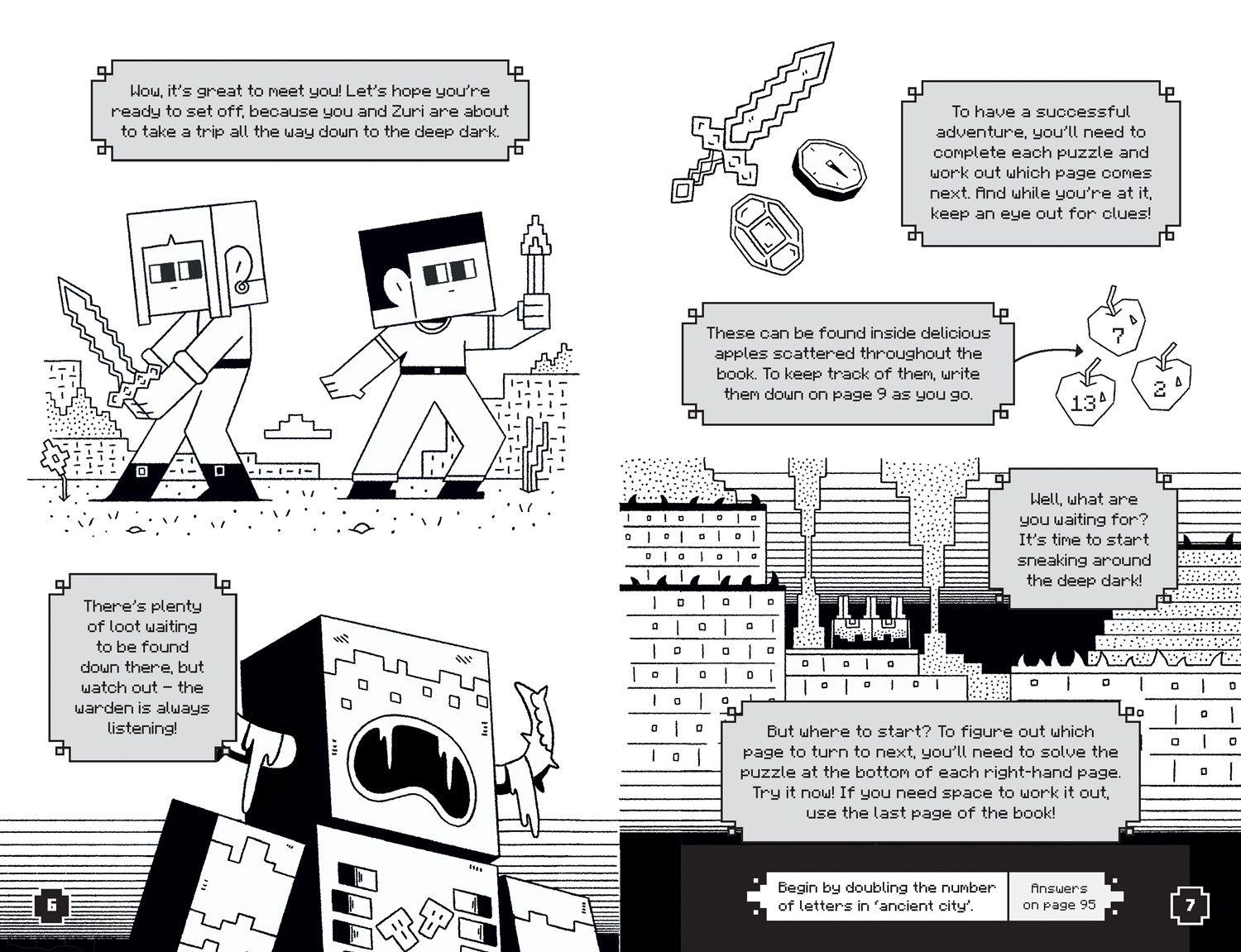 Beispielinhalt (Bild) Minecraft Puzzle Adventure: A Warden's Warning