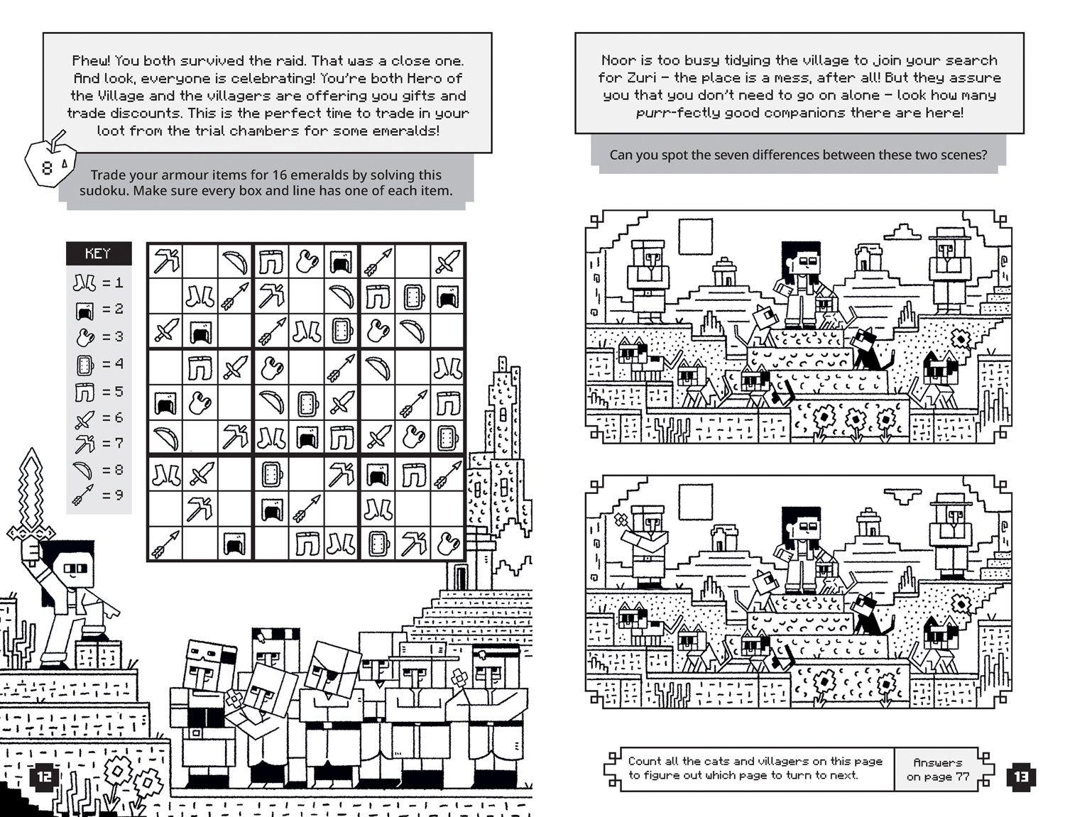 Beispielinhalt (Bild) Minecraft Puzzle Adventure: A Warden's Warning