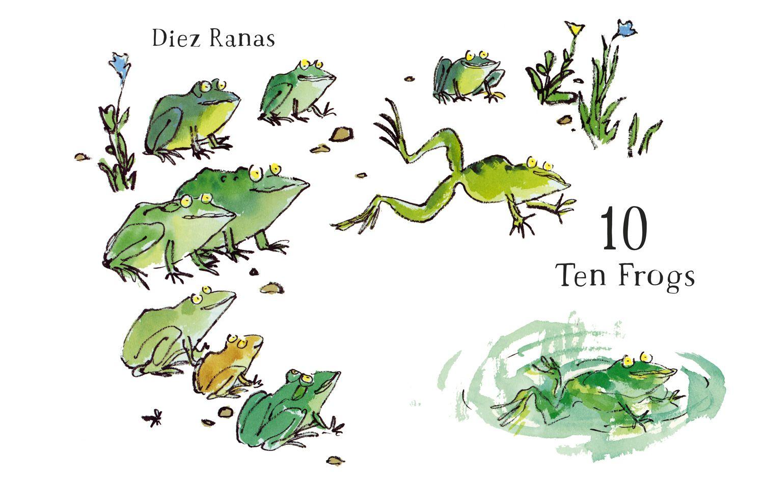 Beispielinhalt (Bild) Ten Frogs