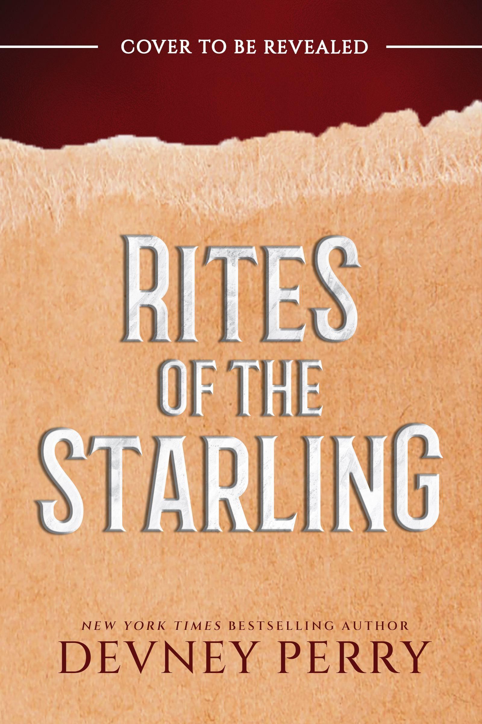 Vorderes Coverbild Rites of the Starling