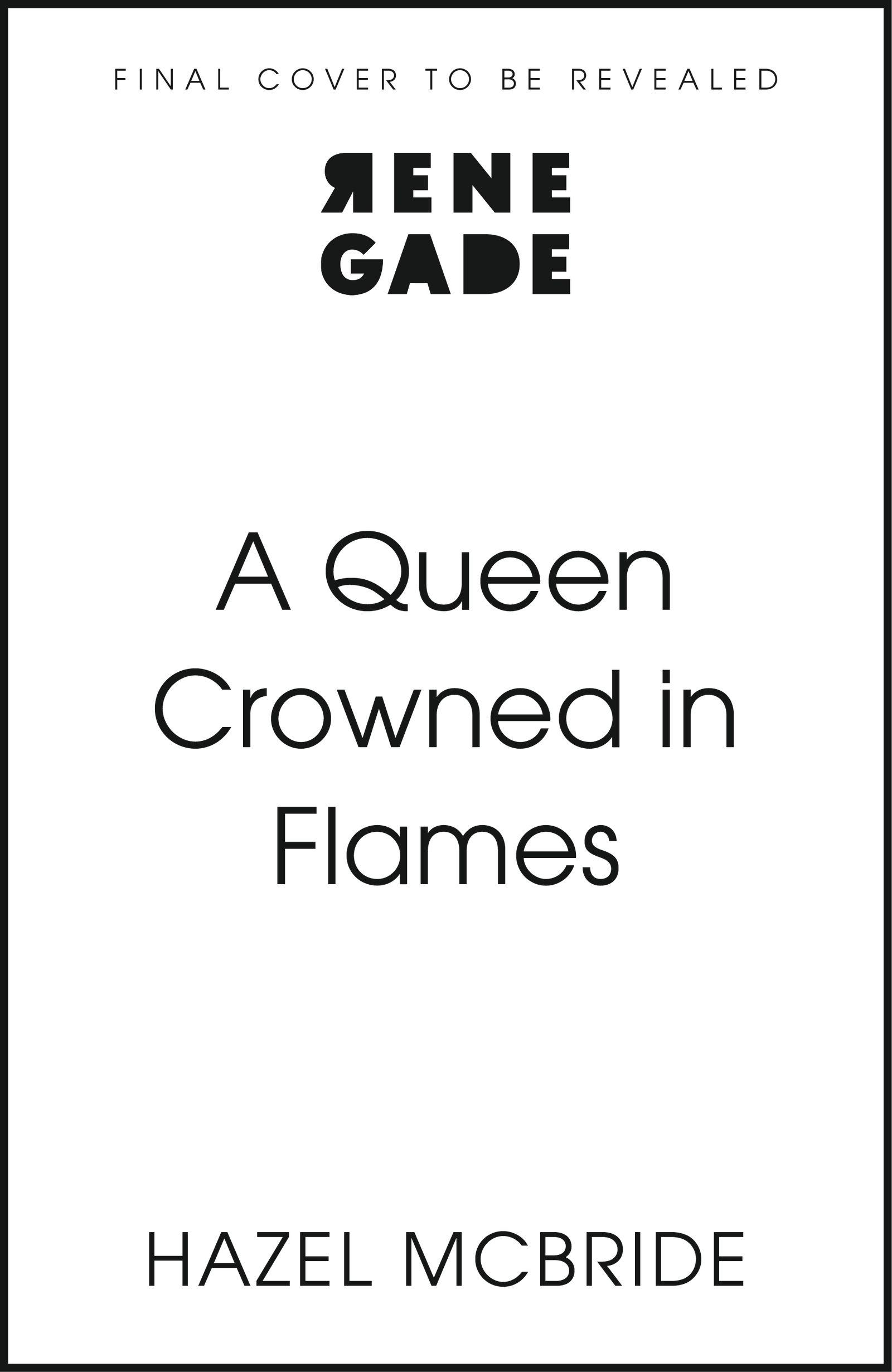 Vorderes Coverbild A Queen Crowned in Flames