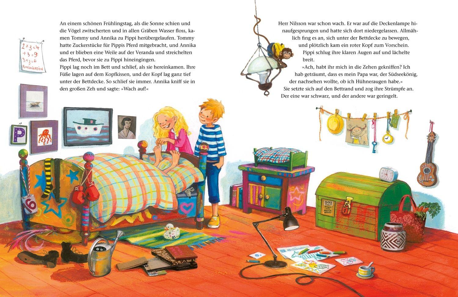 Beispielinhalt (Bild) Das große Buch von Pippi Langstrumpf