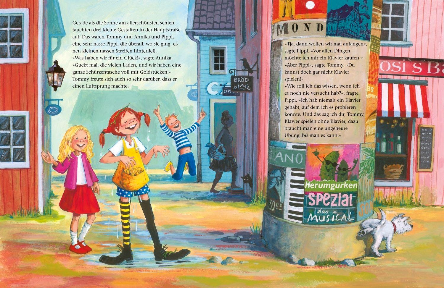 Beispielinhalt (Bild) Das große Buch von Pippi Langstrumpf