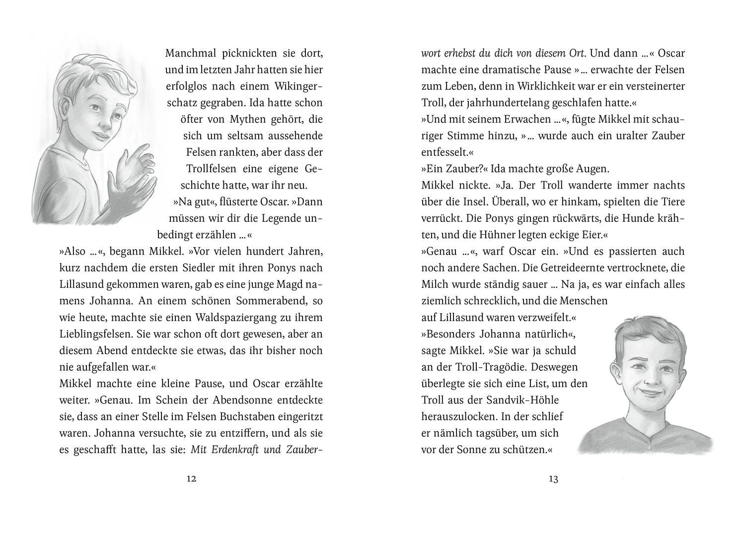 Beispielinhalt (Bild) Die Ponys von Lillasund 4. Das Mittsommer-Turnier