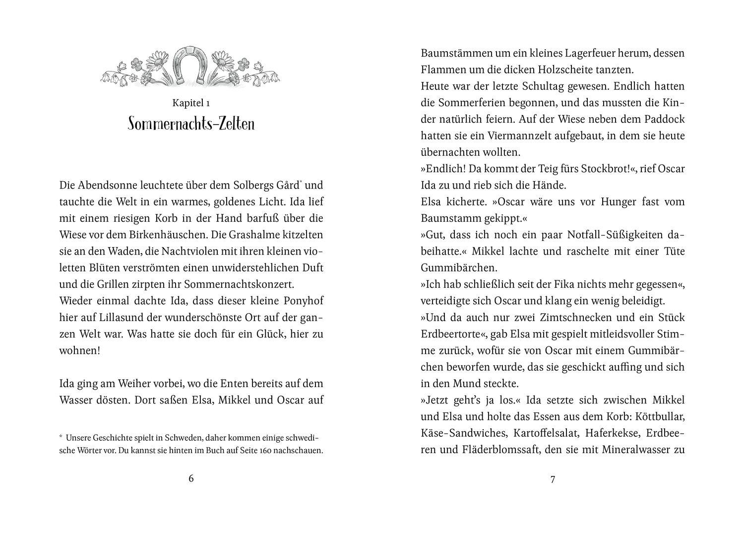 Beispielinhalt (Bild) Die Ponys von Lillasund 4. Das Mittsommer-Turnier