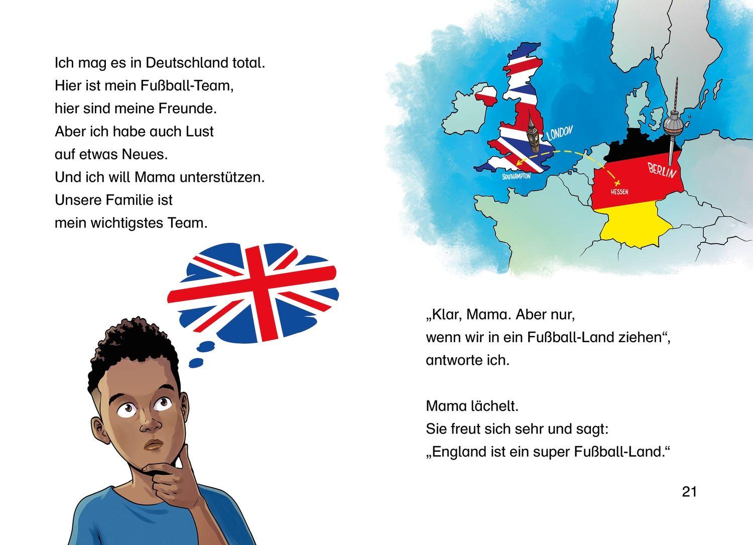 Beispielinhalt (Bild) Jamal Musiala. Mein Fußball-Abenteuer beginnt