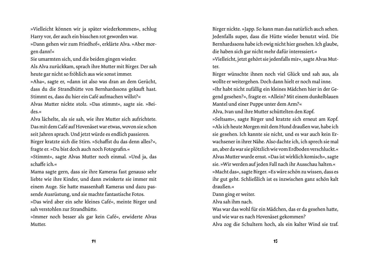 Beispielinhalt (Bild) Gänsehaut in Hovenäset 2. Sternengrab