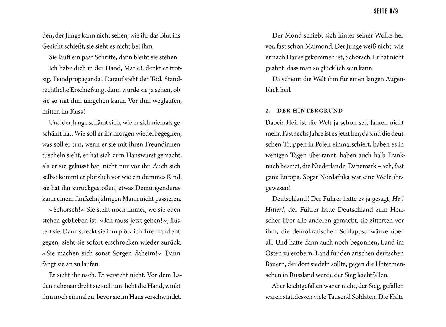 Beispielinhalt (Bild) Dunkelnacht