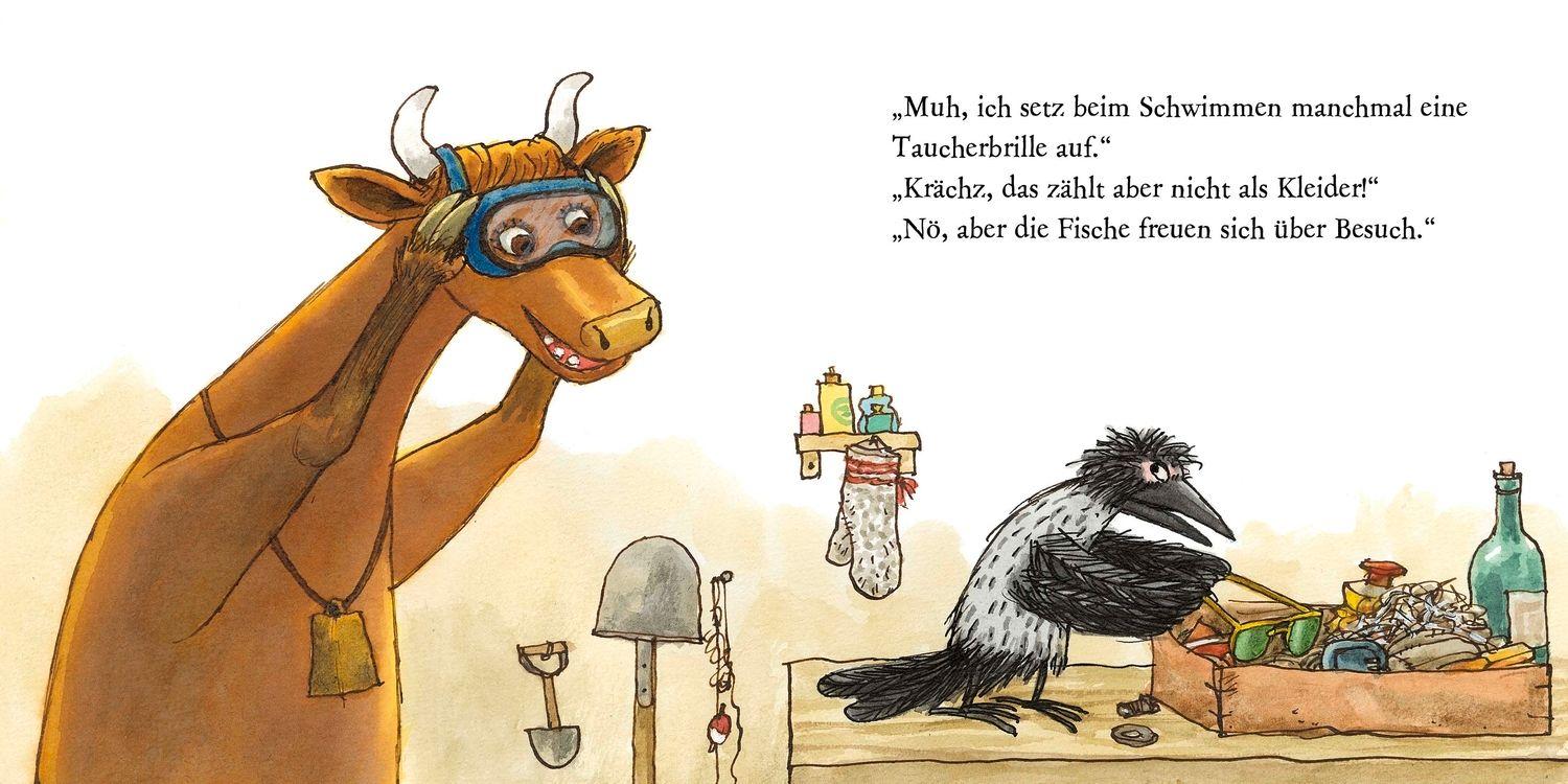 Beispielinhalt (Bild) Mama Muh verkleidet sich