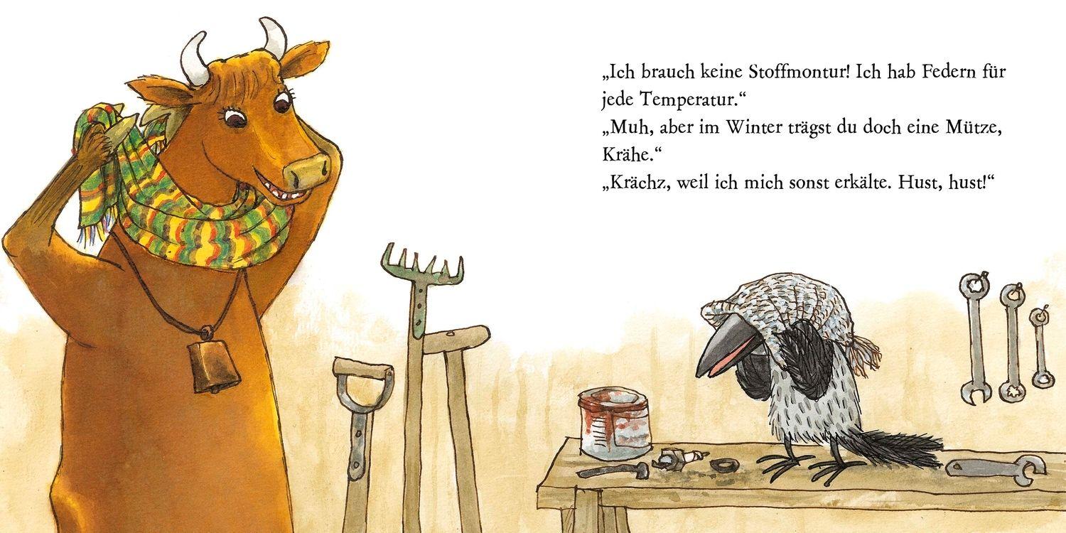 Beispielinhalt (Bild) Mama Muh verkleidet sich