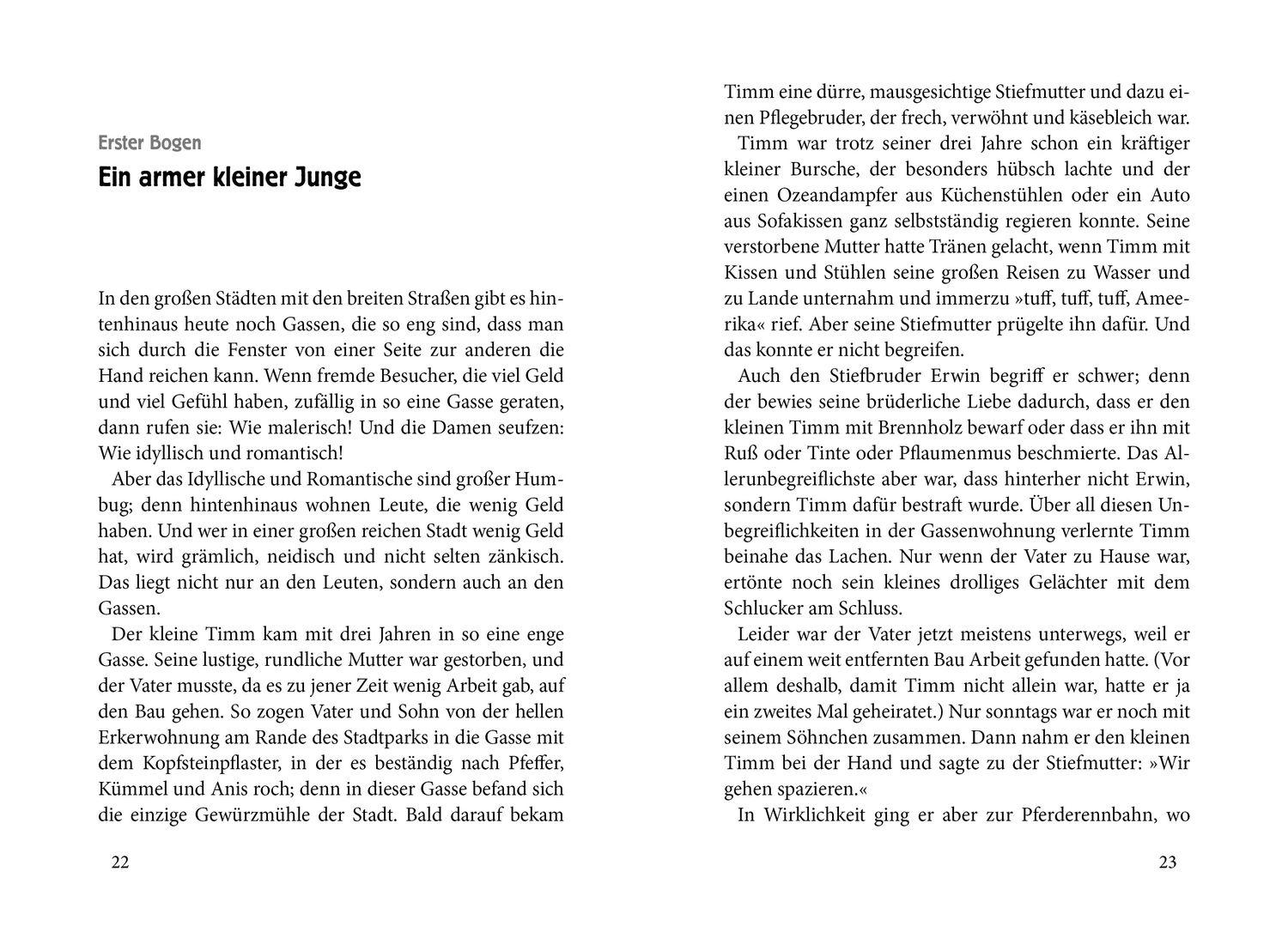 Beispielinhalt (Bild) Timm Thaler oder Das verkaufte Lachen