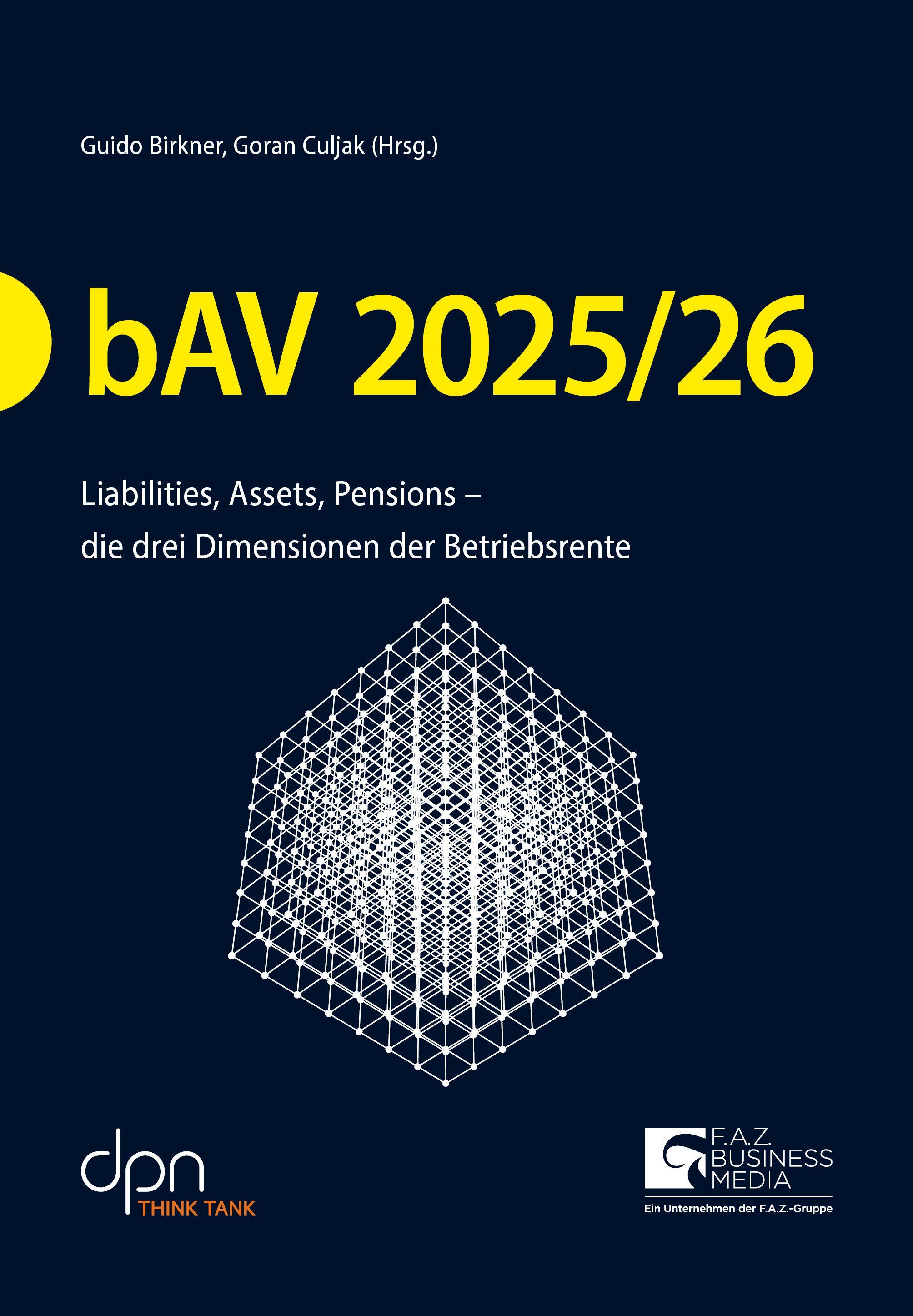 Vorderes Coverbild bAV 2025/26