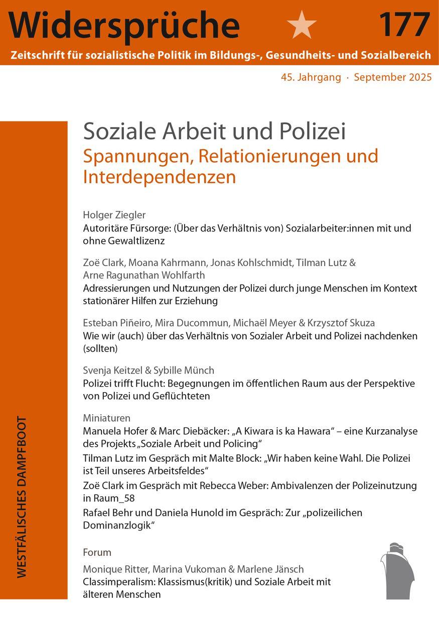 Vorderes Coverbild Soziale Arbeit und Polizei