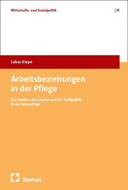 Vorderes Coverbild Arbeitsbeziehungen in der Pflege