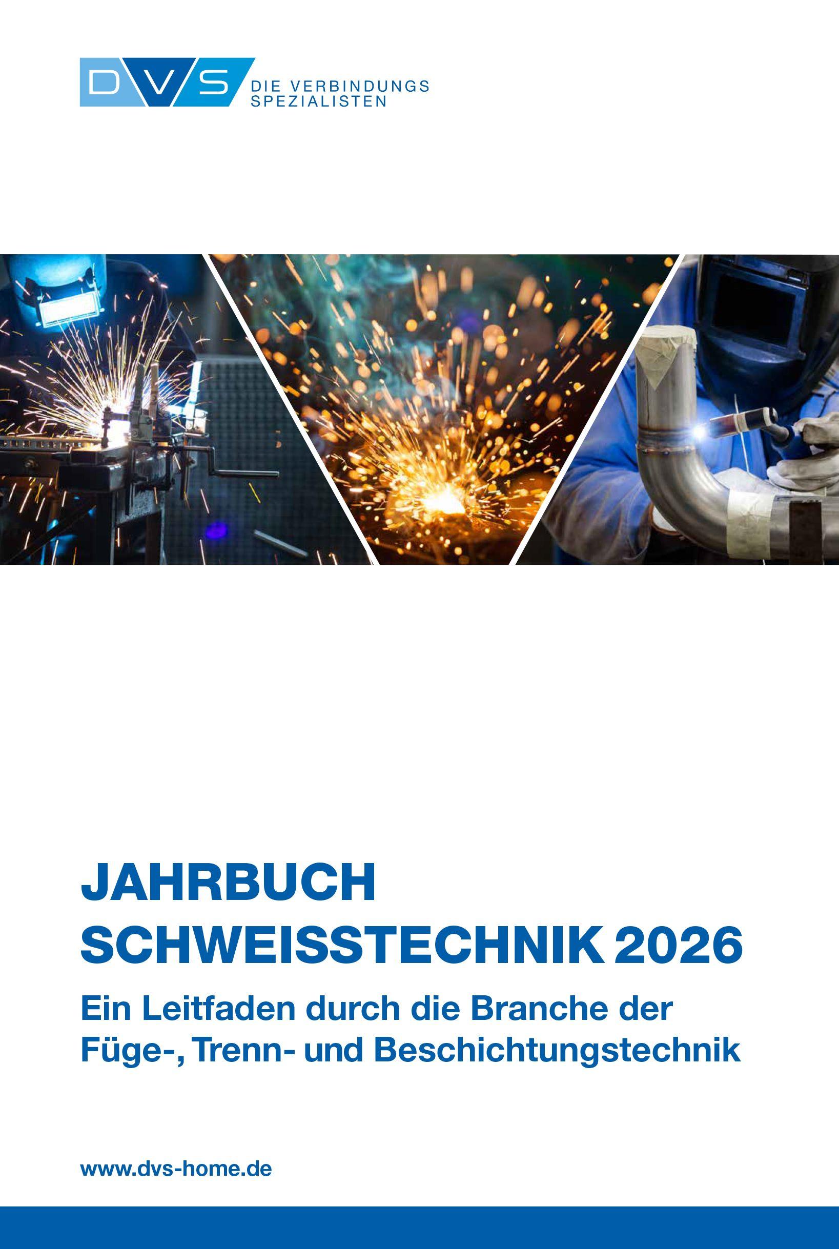 Vorderes Coverbild Jahrbuch Schweißtechnik 2026
