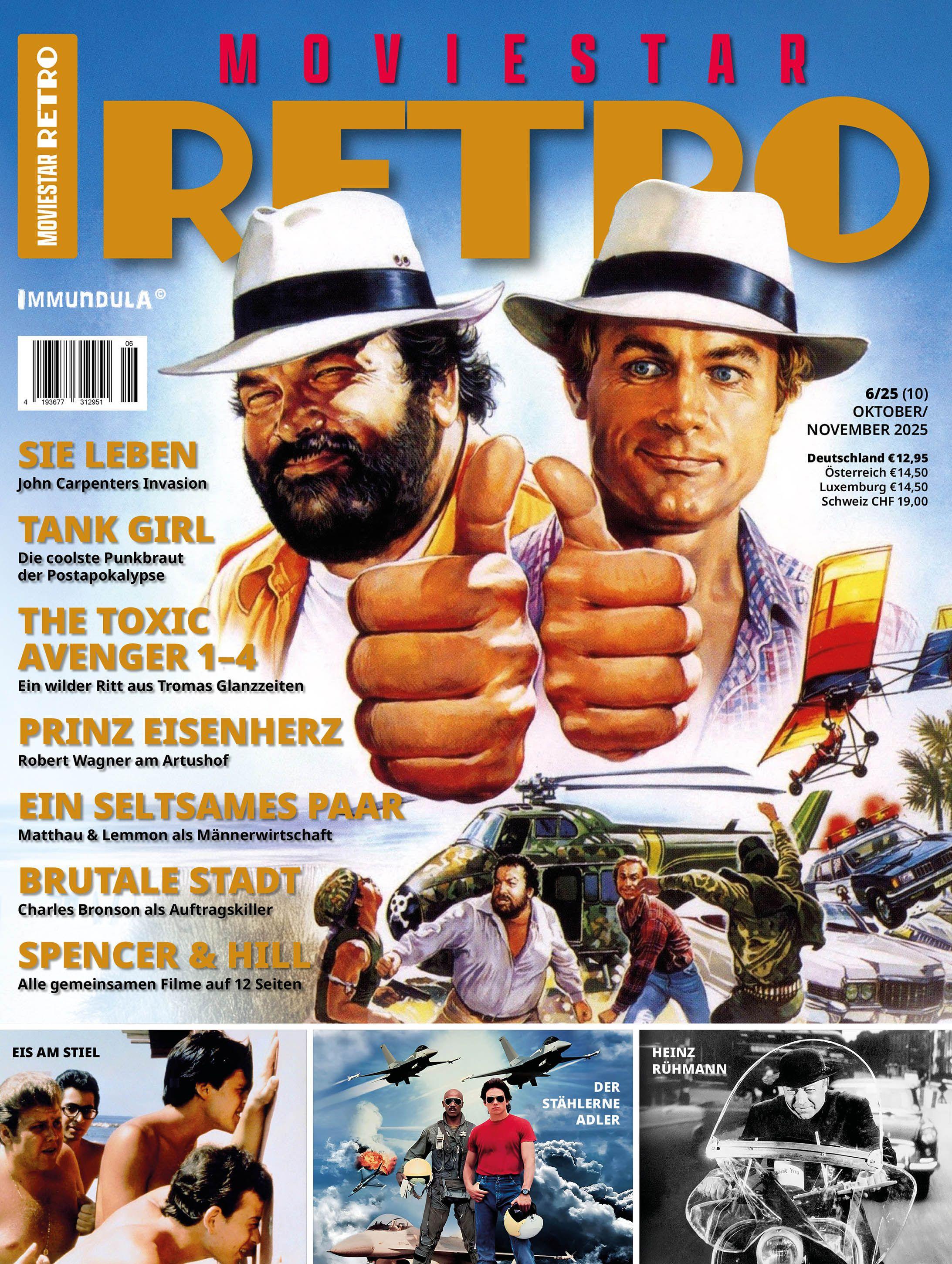 Vorderes Coverbild MOVIESTAR RETRO. Ausgabe Oktober/November 2025 (010)