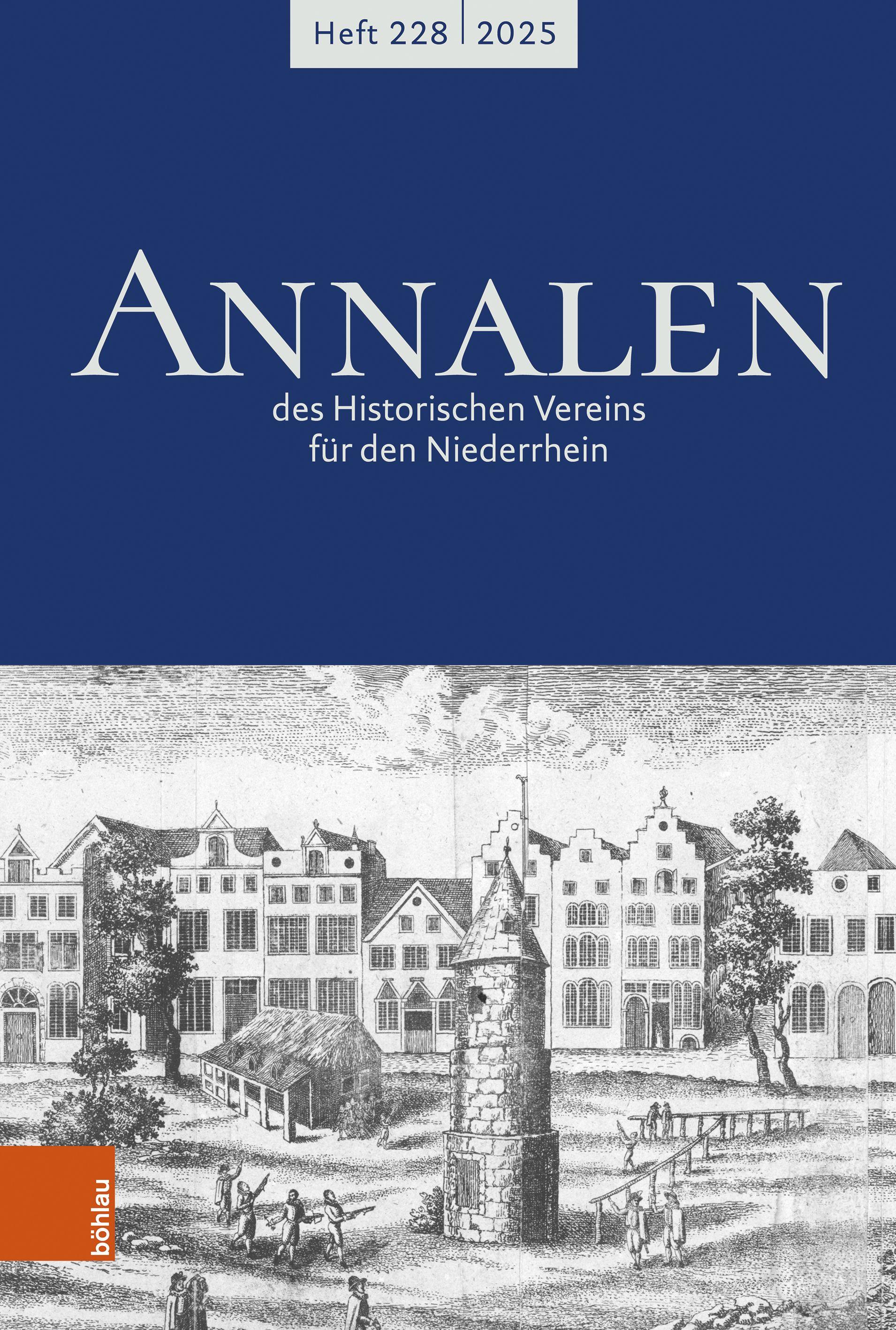 Vorderes Coverbild Annalen des Historischen Vereins für den Niederrhein 228 (2025)