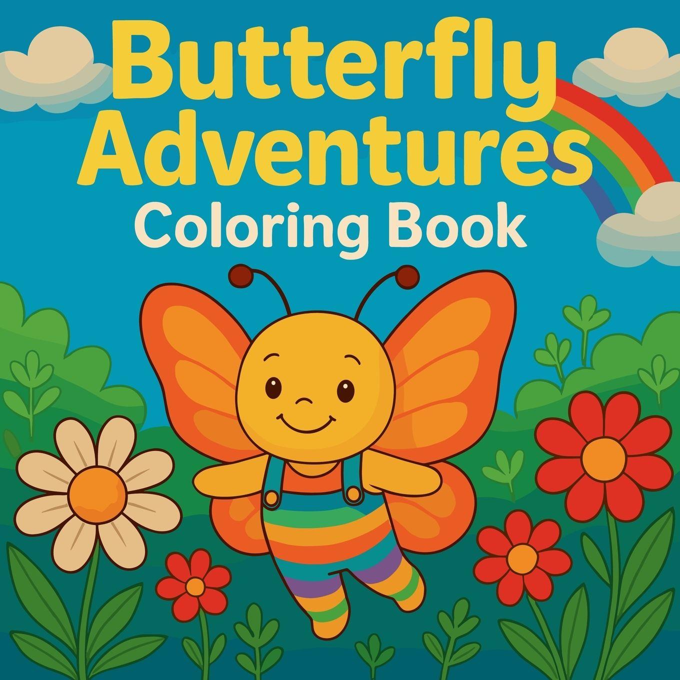 Vorderes Coverbild Butterfly Adventures - Coloring Book