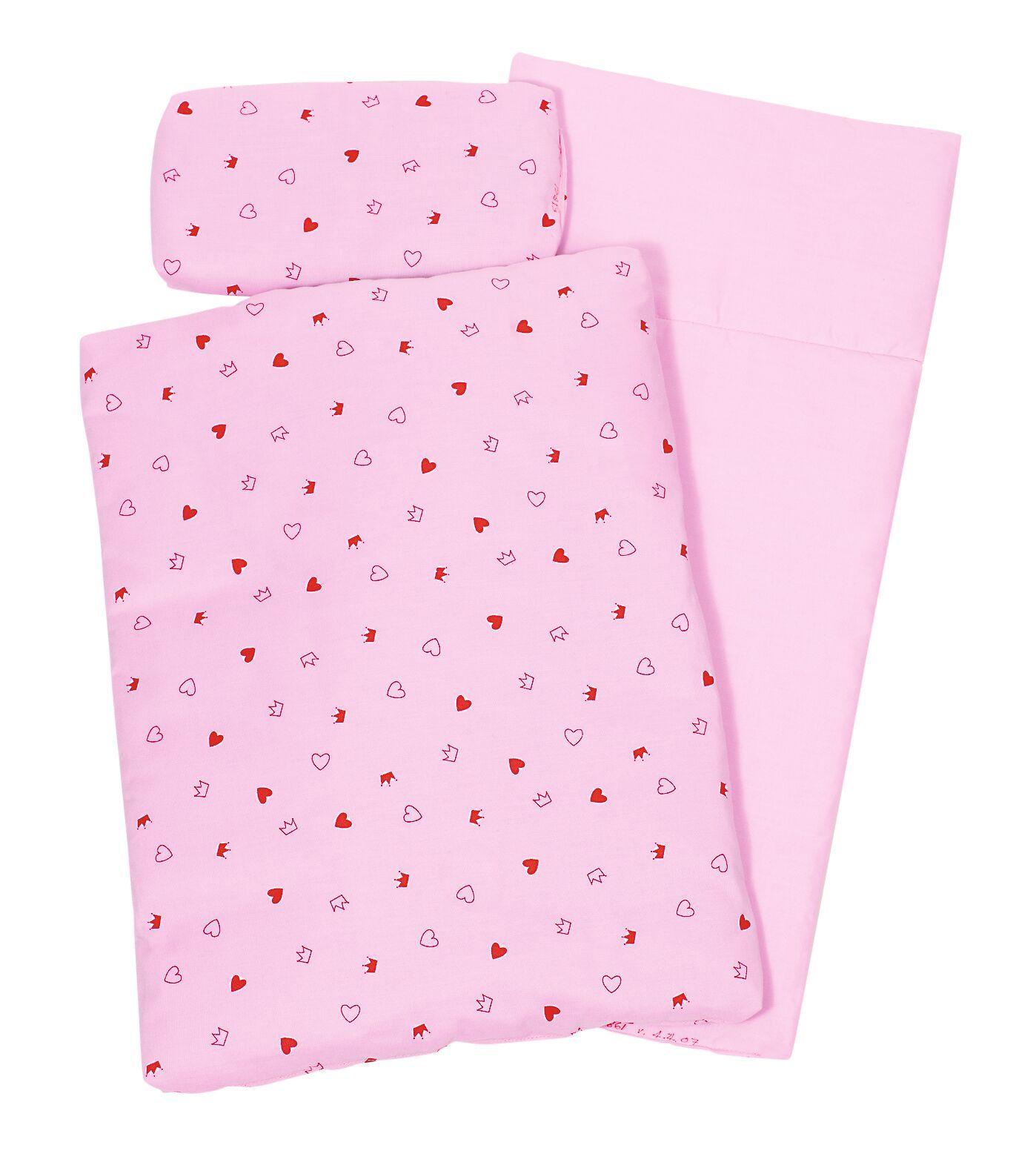 Vorderes Coverbild Puppenbettzeug Herz/Krone