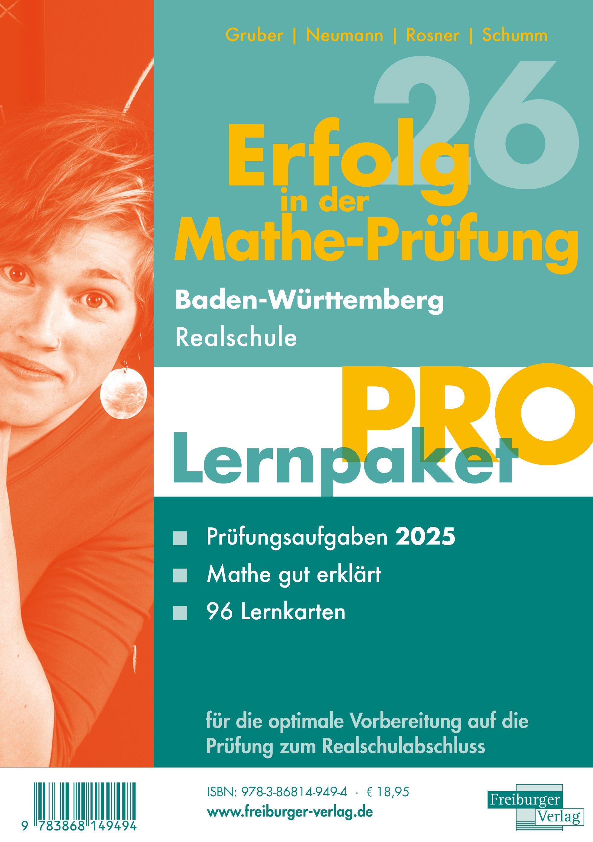 Vorderes Coverbild Lernpaket Pro Realschulabschluss 2025 Baden-Württemberg