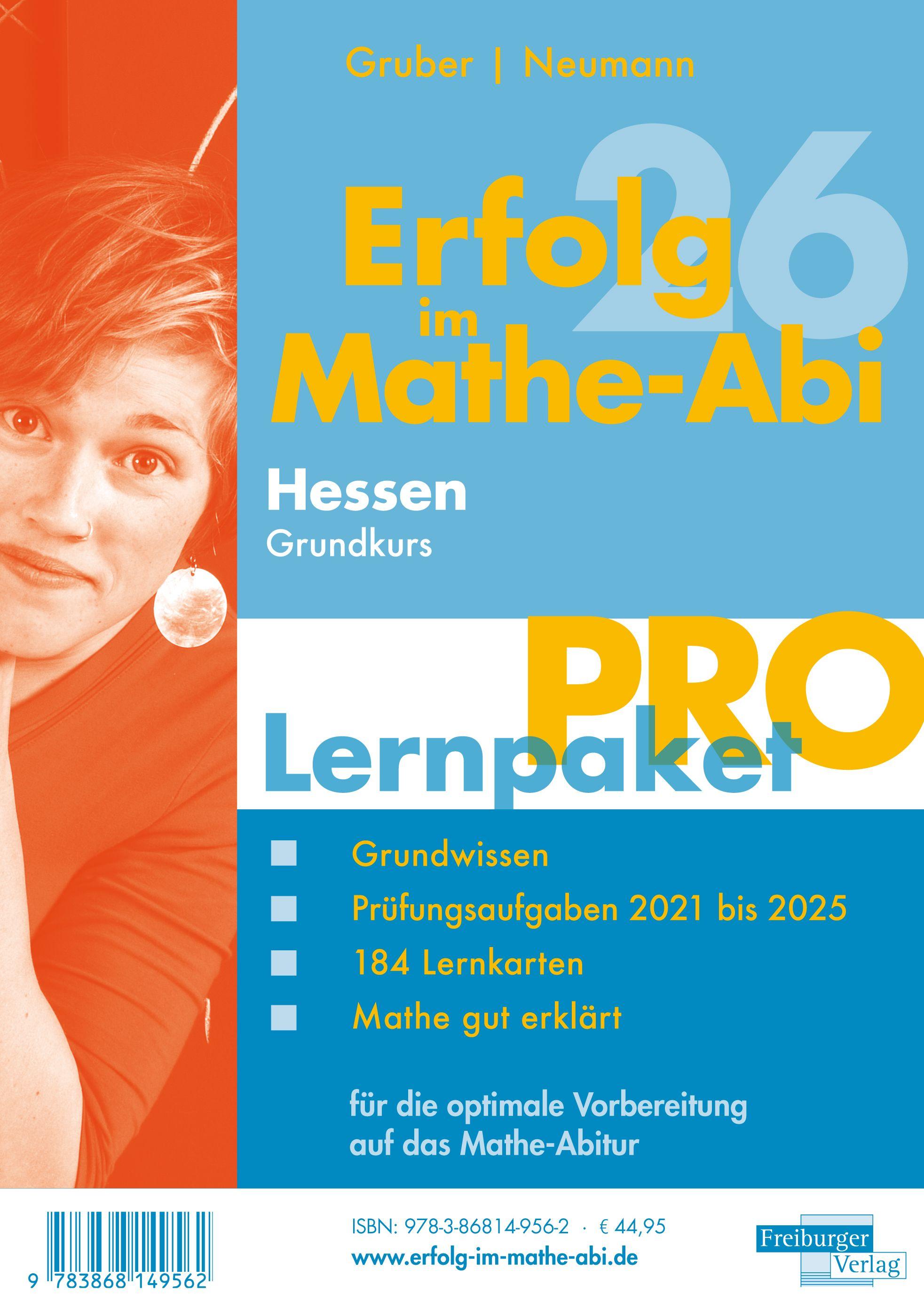Vorderes Coverbild Erfolg im Mathe-Abi 2026 Hessen Lernpaket 'Pro' Grundkurs