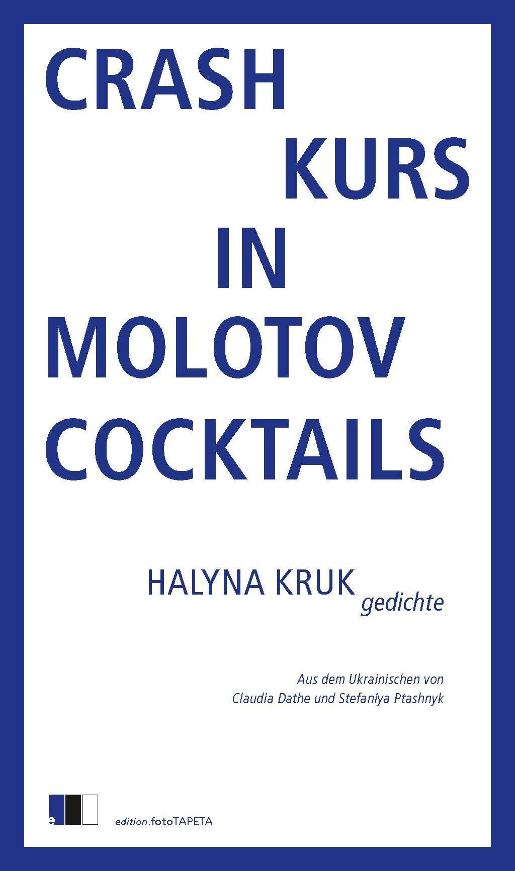 Vorderes Coverbild Crashkurs in Molotowcocktails