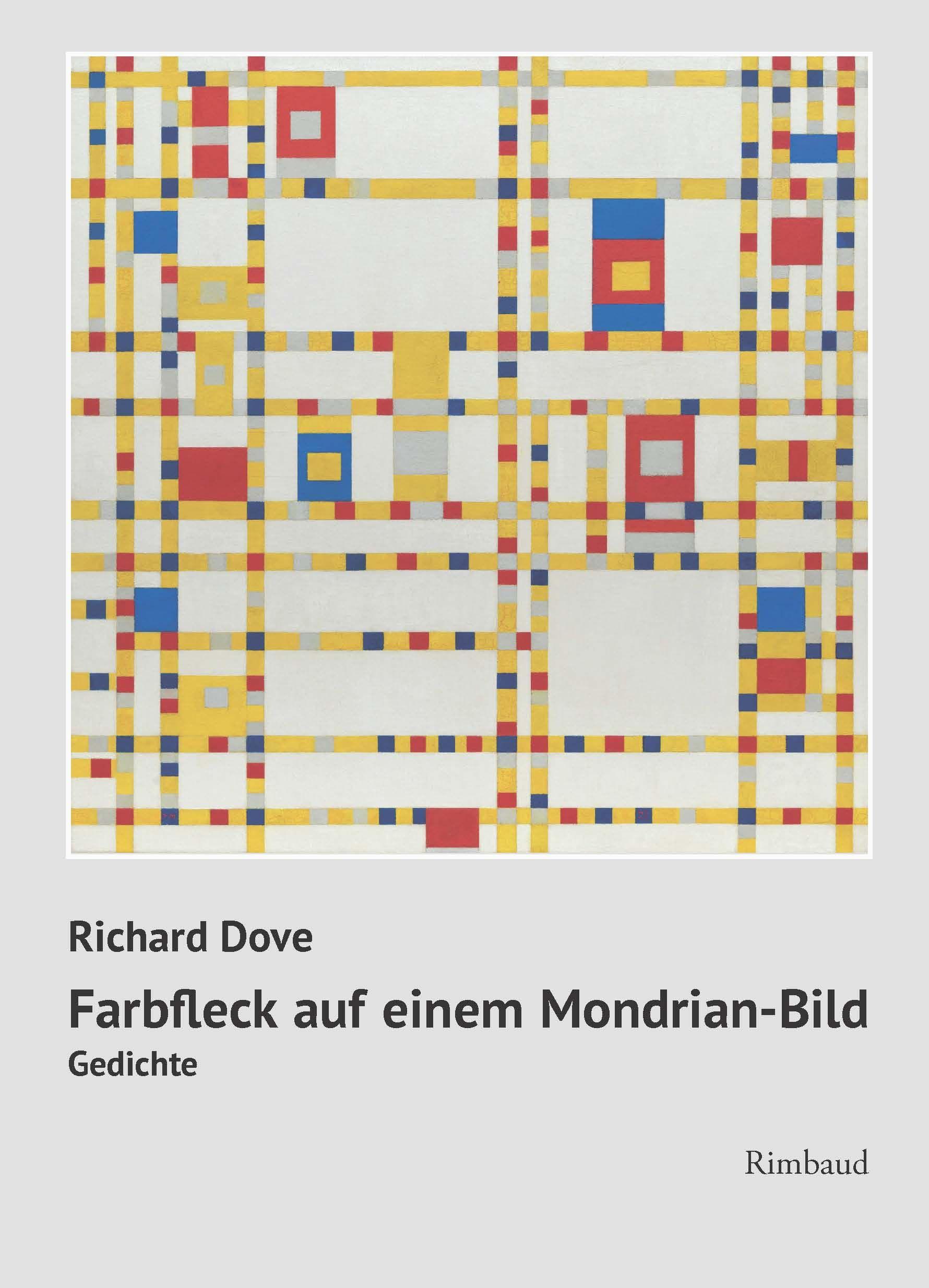 Vorderes Coverbild Farbfleck auf einem Mondrian-Bild