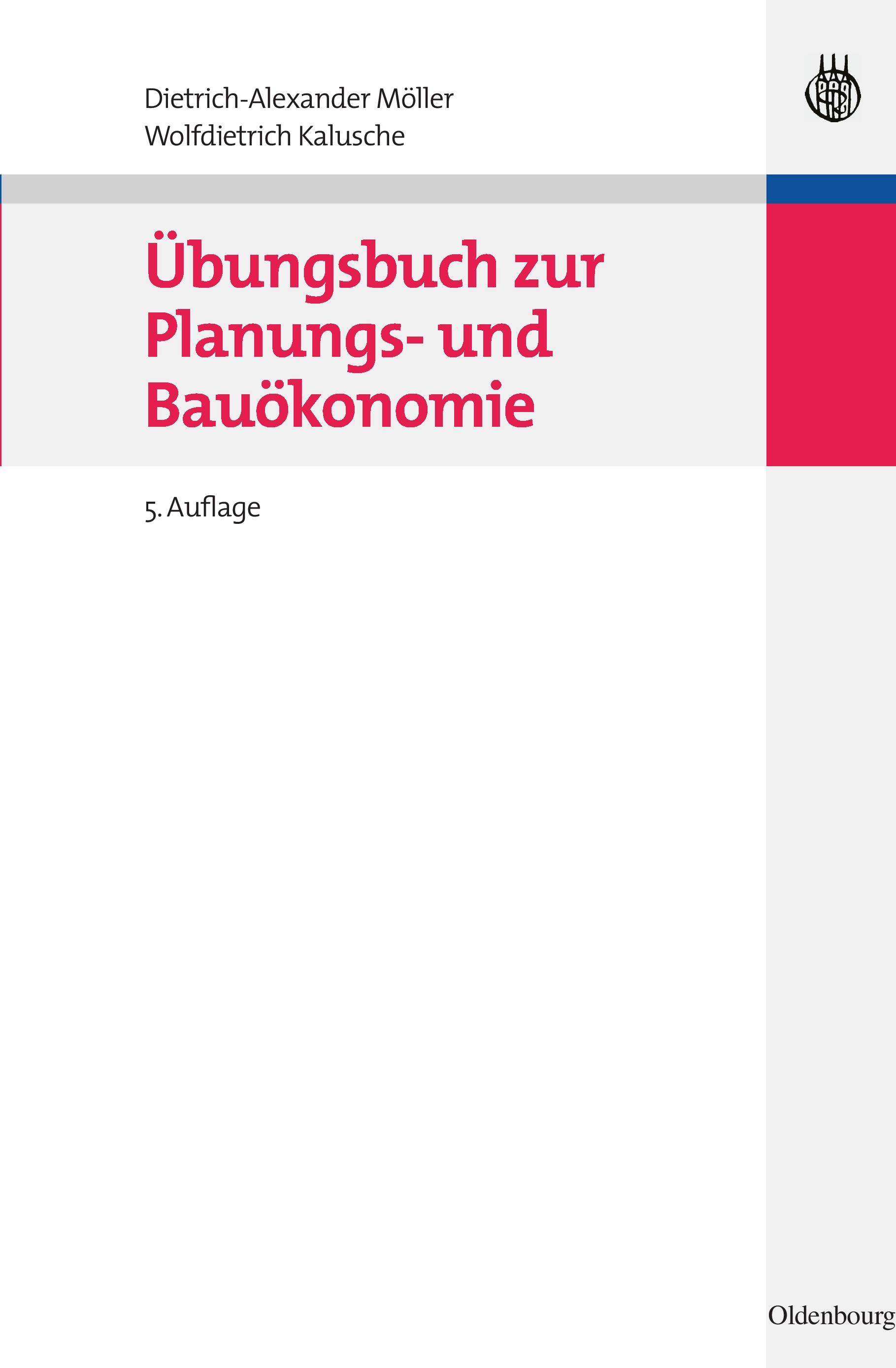 Vorderes Coverbild Übungsbuch zur Planungs- und Bauökonomie