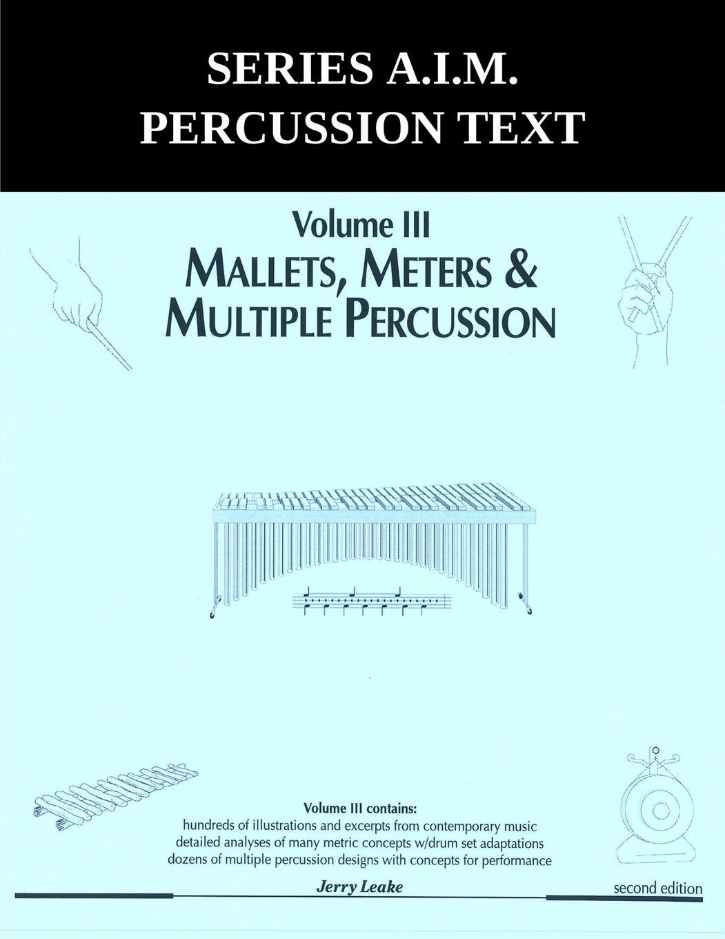 Vorderes Coverbild Series A.I.M Percussion Text, Volume 3