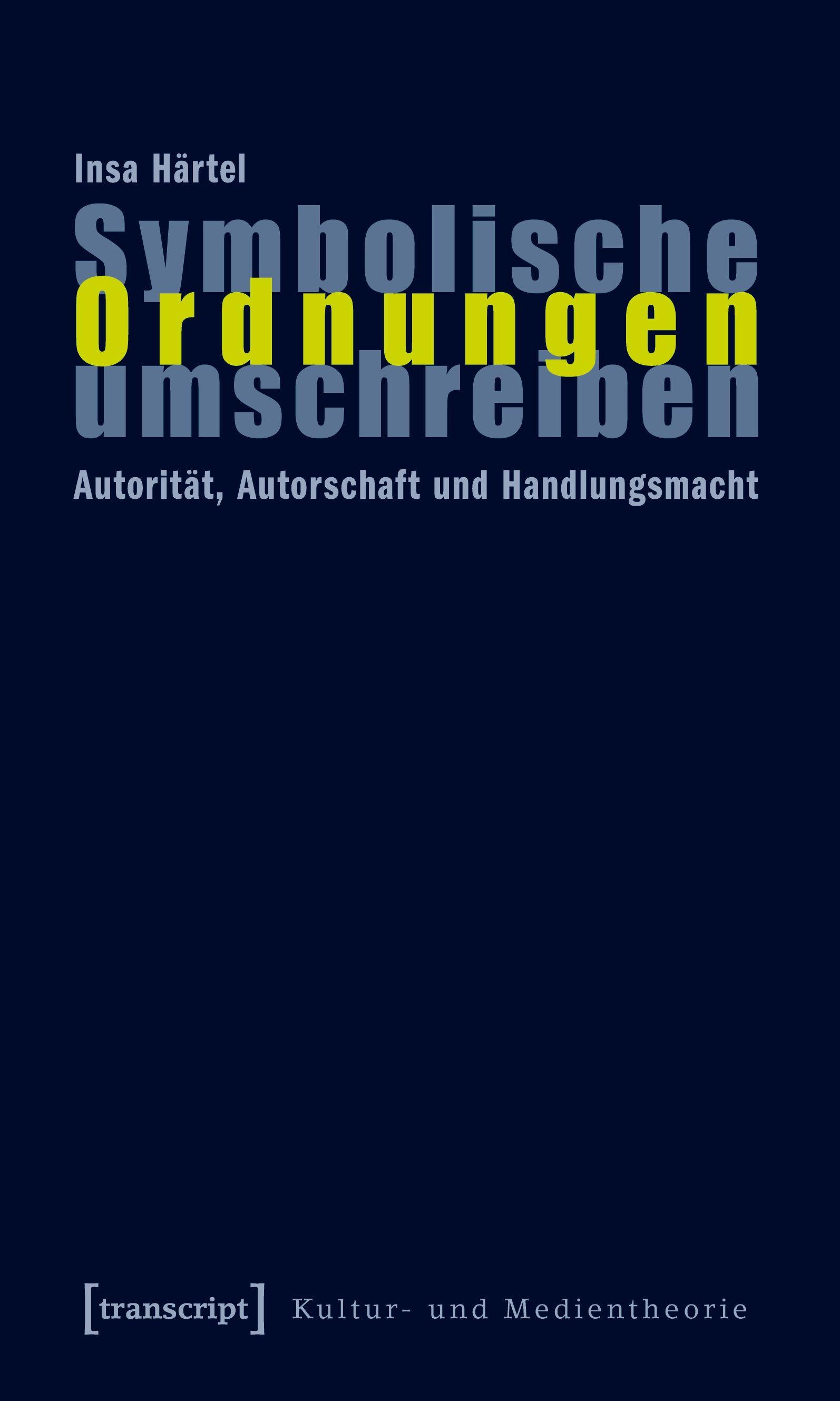 Vorderes Coverbild Symbolische Ordnungen umschreiben