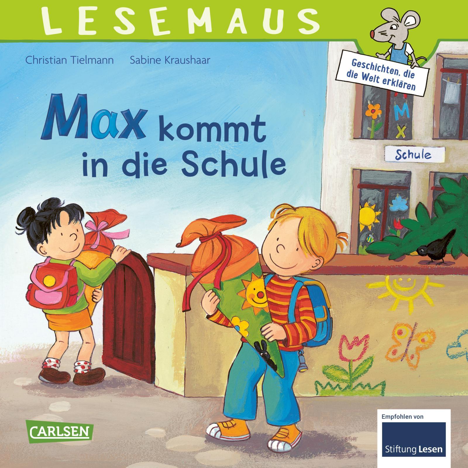Vorderes Coverbild Max kommt in die Schule