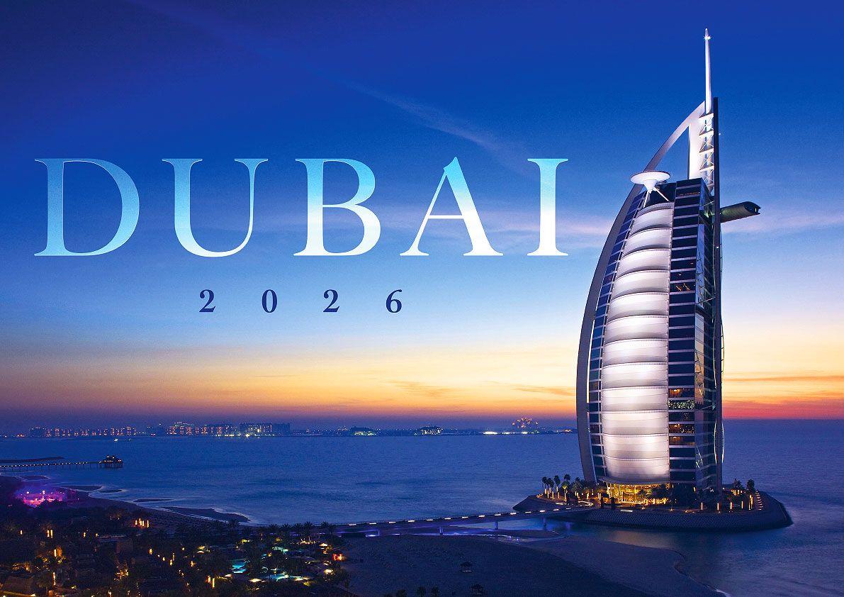 Vorderes Coverbild Dubai 2026 Offizieller Kalender