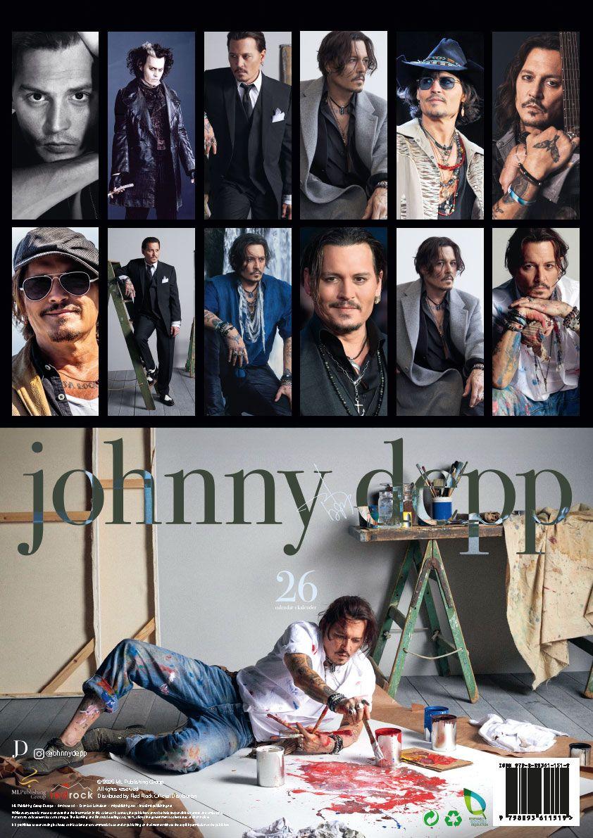 Beispielinhalt (Bild) Johnny Depp 2026 Offizieller Kalender