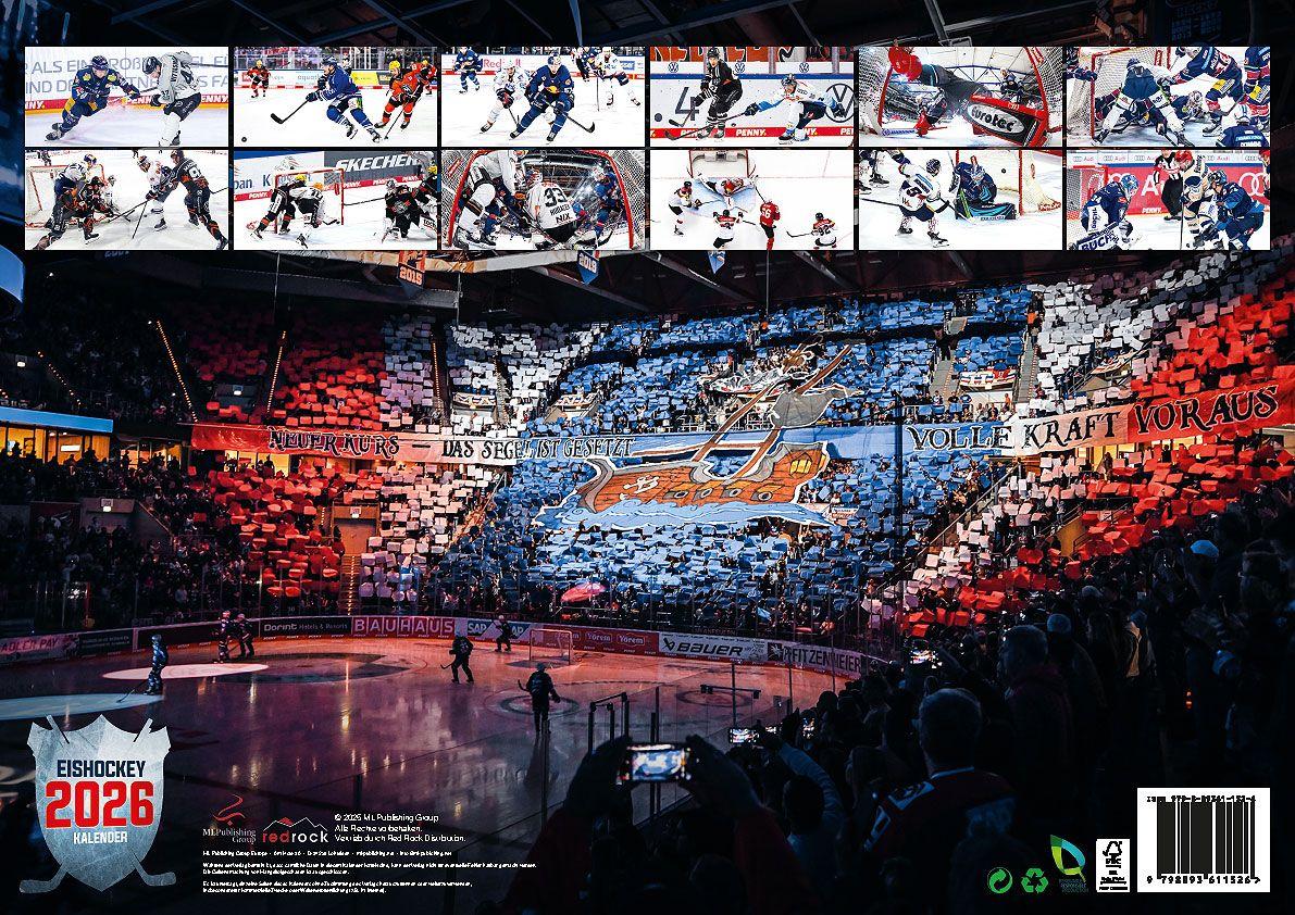 Beispielinhalt (Bild) Eishockey 2026 Kalender