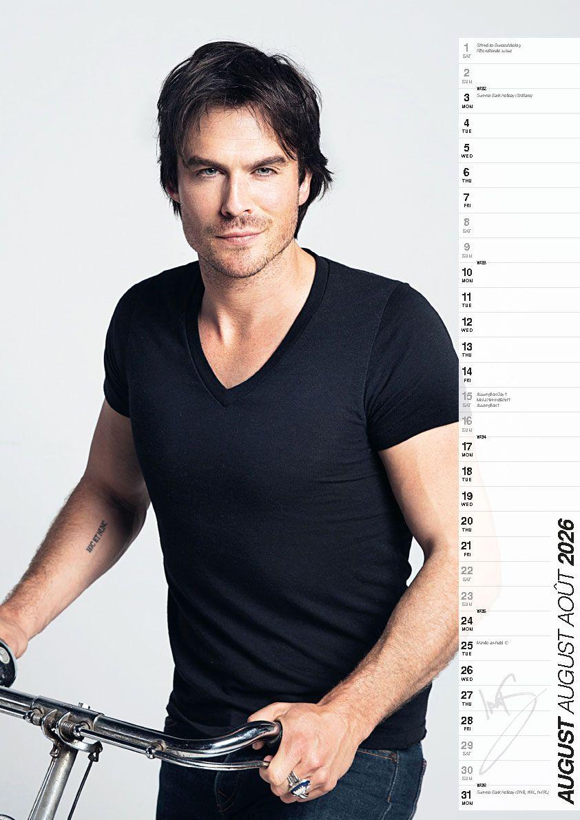 Beispielinhalt (Bild) Ian Somerhalder Offizieller Kalender 2026