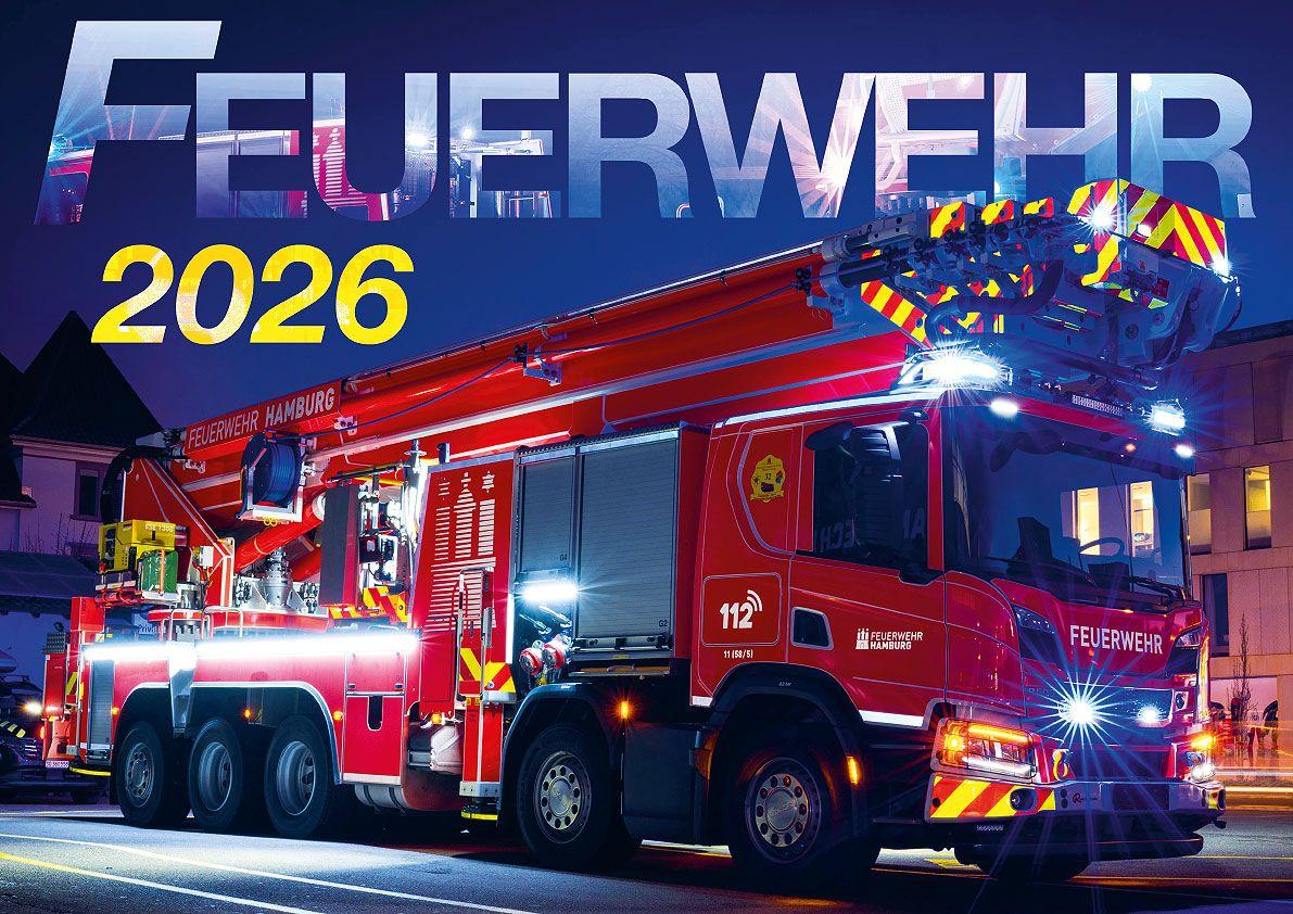 Vorderes Coverbild Feuerwehr Kalender 2026