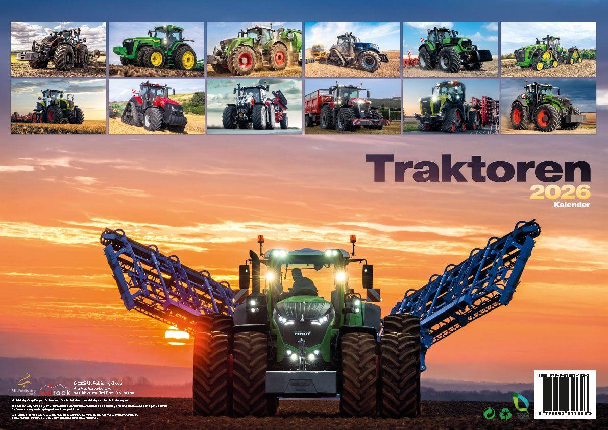 Beispielinhalt (Bild) Traktoren Kalender 2026